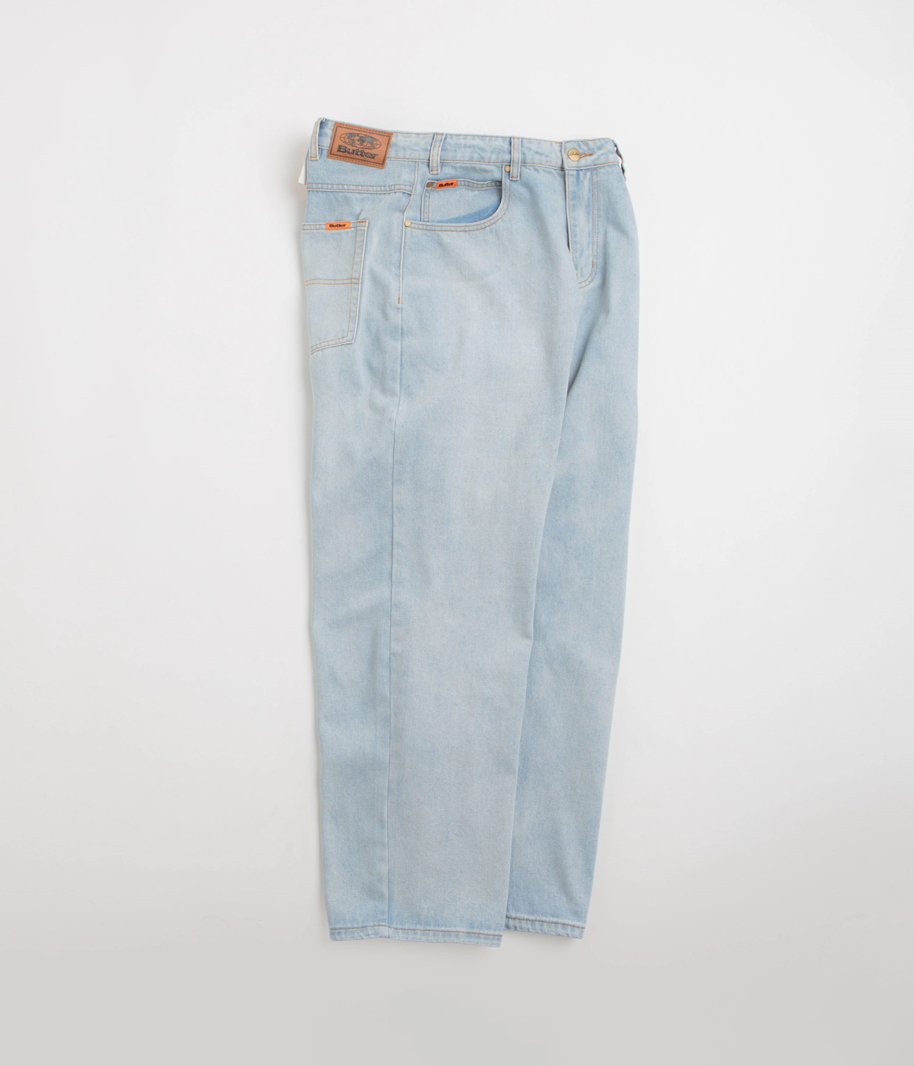 Butter Goods Baggy Jeans - Light Blue / Blue FrictionResistantEdging Static free