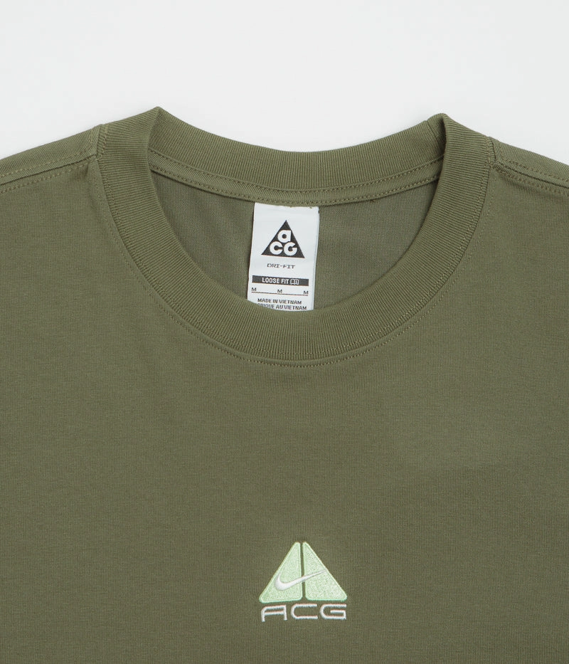 Chic Vibe Nike ACG Lungs Long Sleeve T-Shirt - Medium Olive