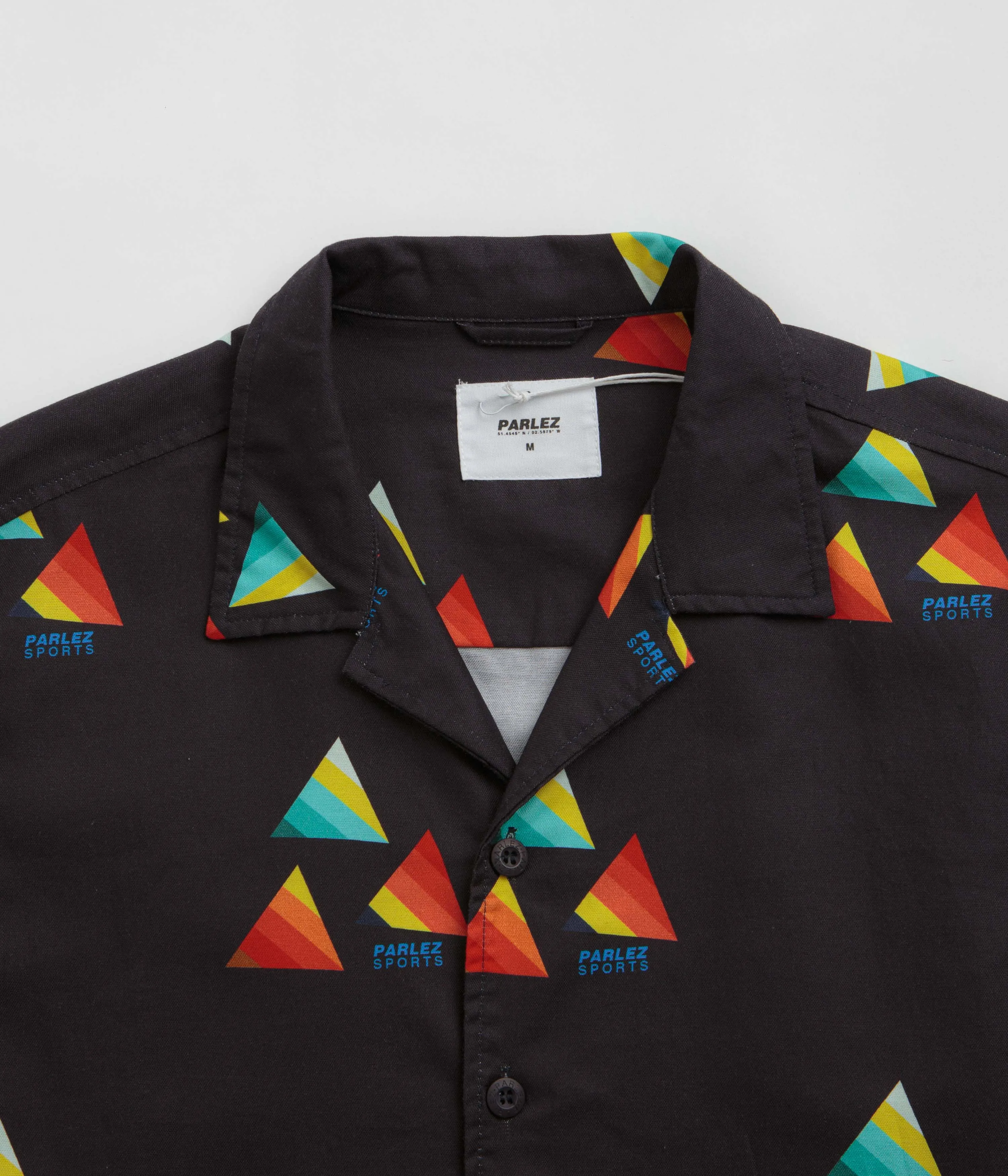 Parlez Antilles Shirt - Navy Flexible Material Compact Fold Design