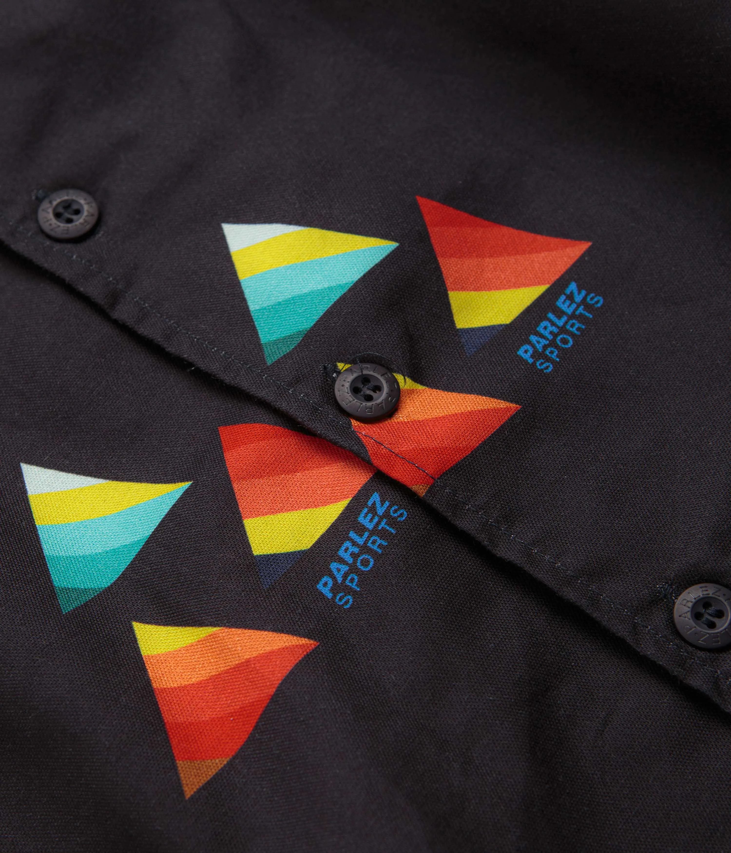 Parlez Antilles Shirt - Navy Reinforced Buttonholes Military Inspired