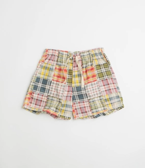Recycled Elastic Trim Howlin' Magic Fantasy Shorts - Tropical Madras Mix