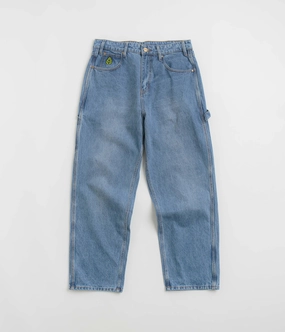 Simple Utility Butter Goods Weathergear Heavyweight Jeans - Worn Indigo