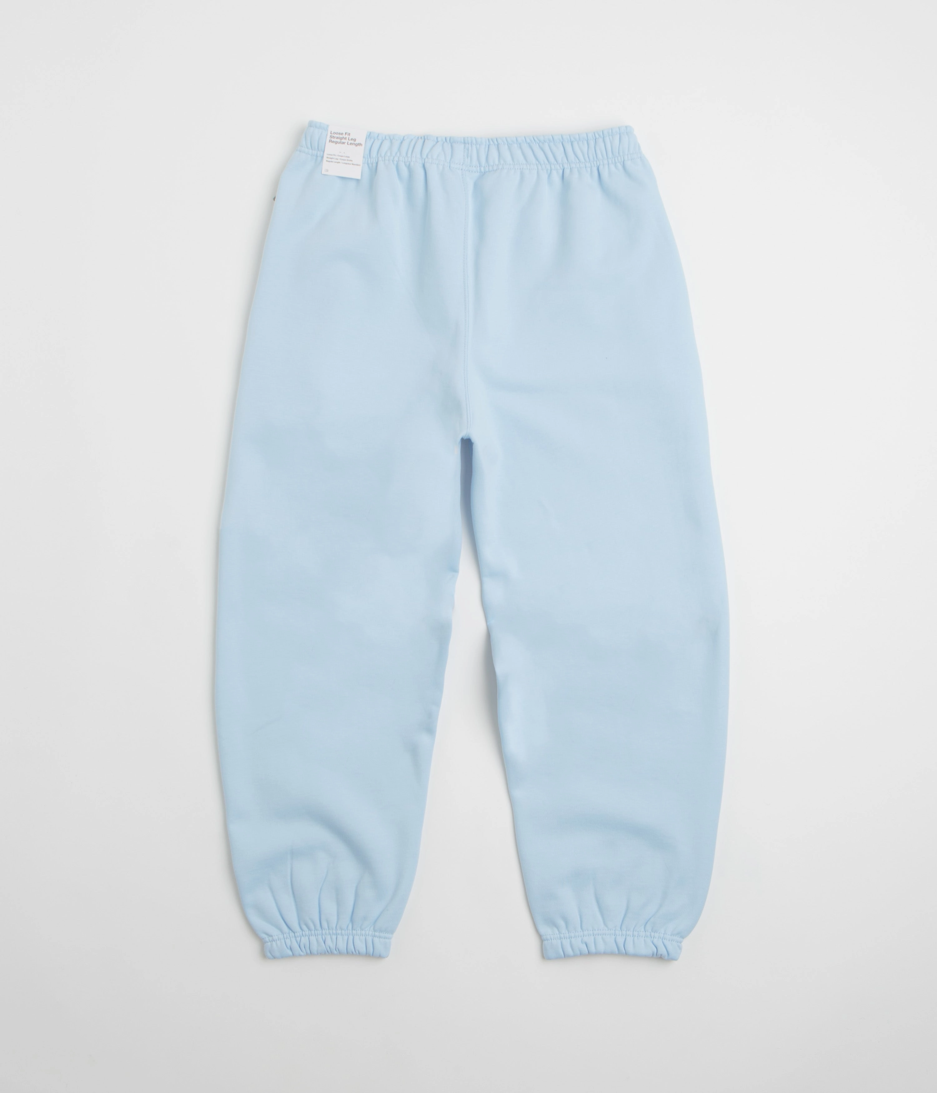 Nike Solo Swoosh Cuffed Sweatpants - Celestine Blue / Celestine Blue / White Essential Layer Secure Cuff Design