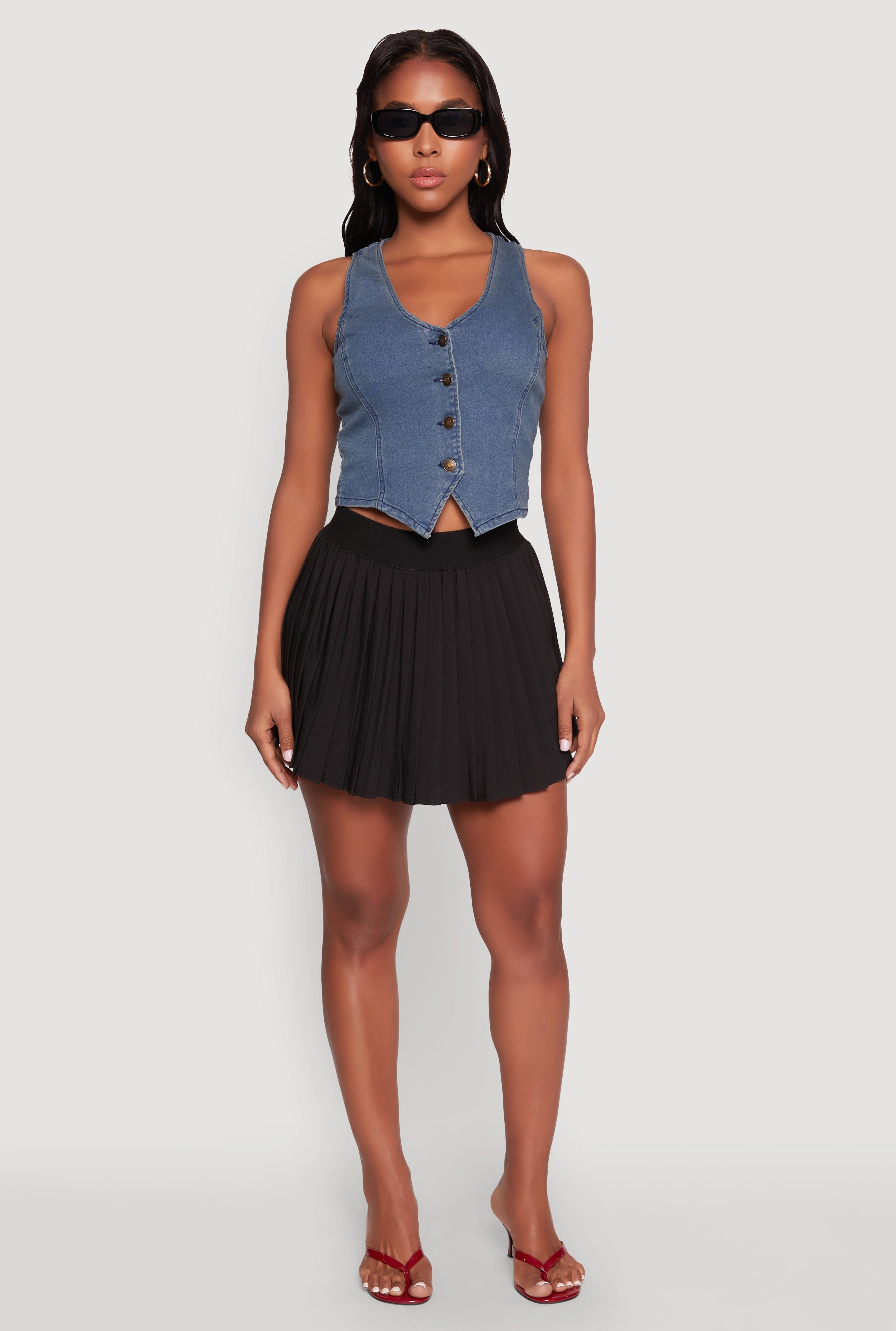 Mini Pleated Skort Cozy Vibes