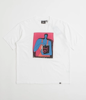 Hygroscopic Fiber by Parra No Books T-Shirt - White