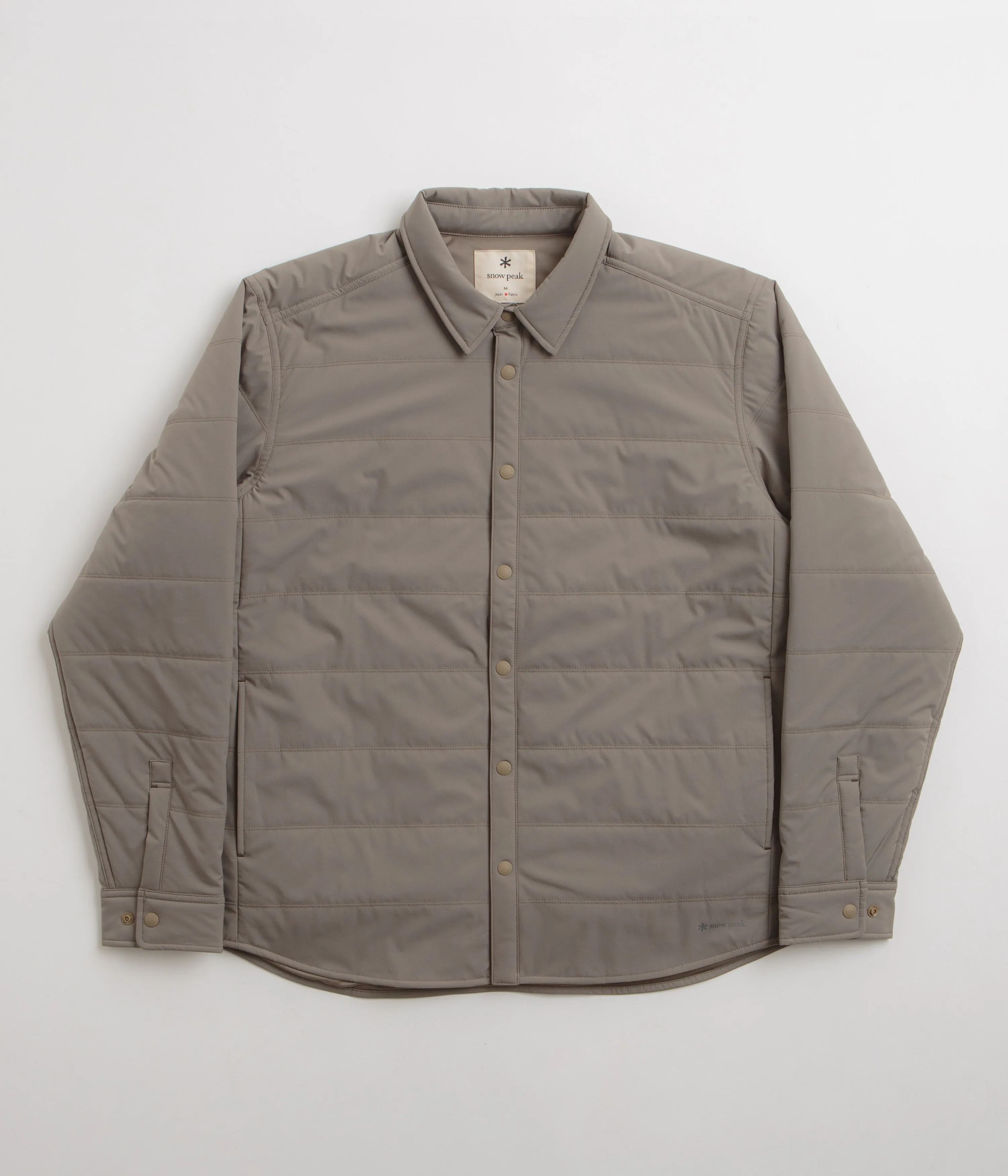 Snow Peak Flexible Insulated Shirt - Khaki Performance Fabric