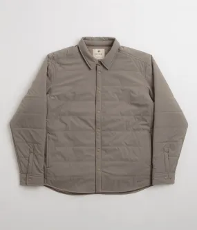 Snow Peak Flexible Insulated Shirt - Khaki Performance Fabric