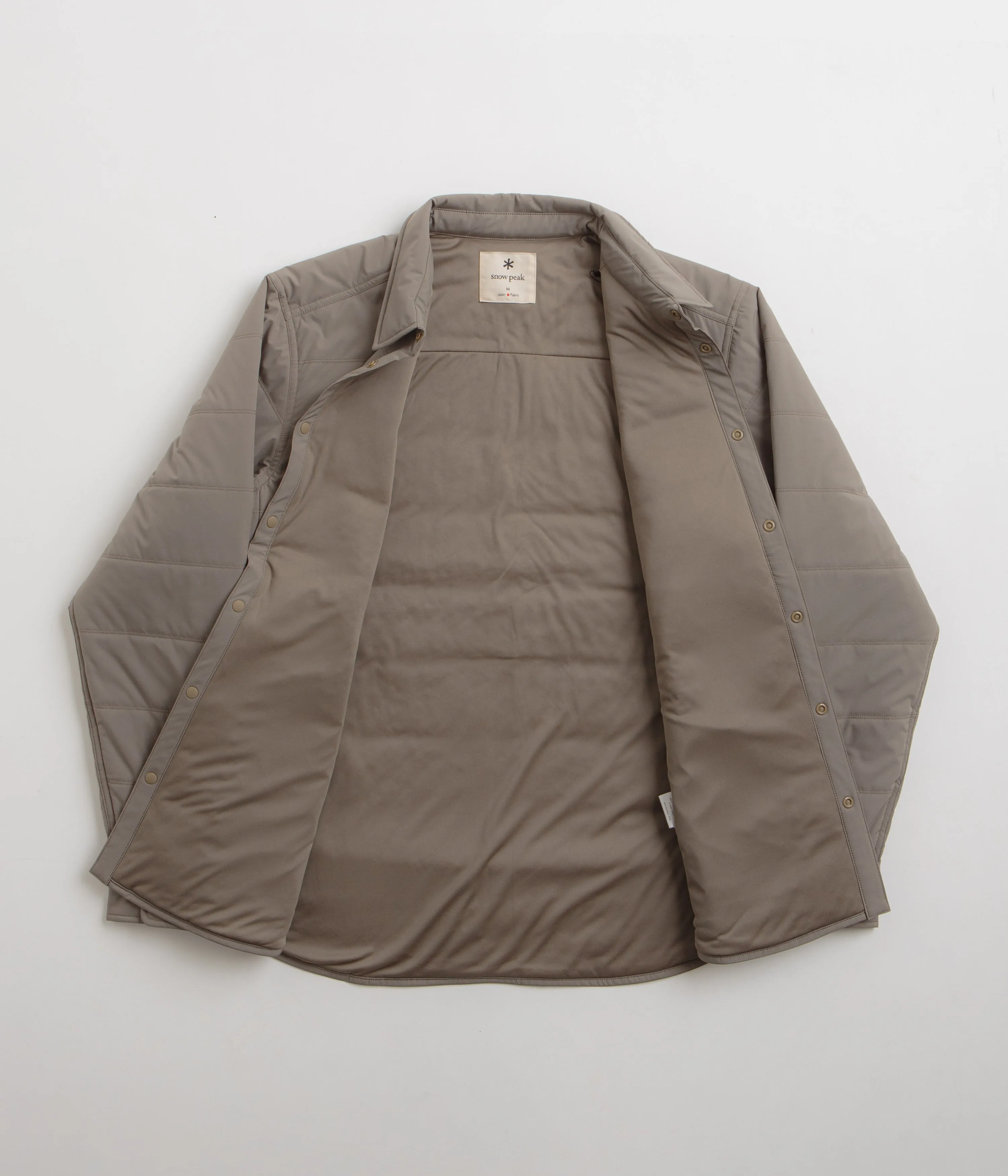 Snow Peak Flexible Insulated Shirt - Khaki networking event Trendy Look