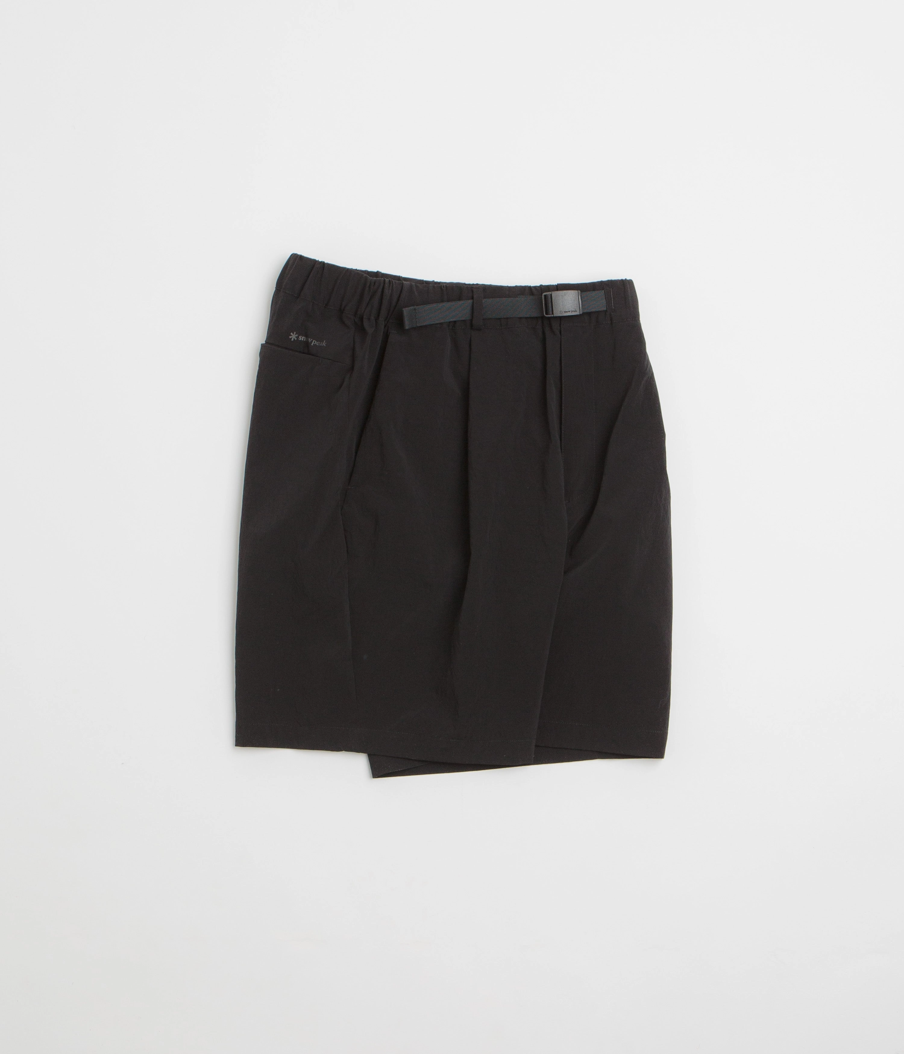 Snow Peak Breathable Quick Dry Shorts - Black Home Style