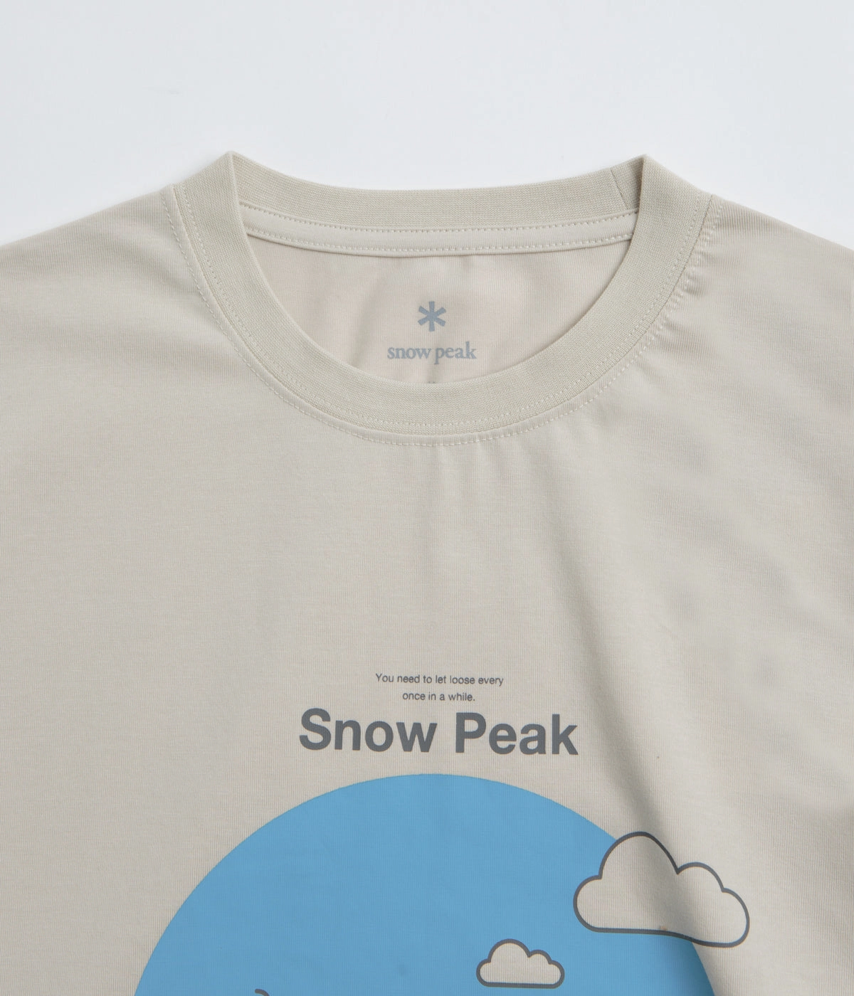 Seasonal Outfit Effortless Comfort Snow Peak Camping Graphic T-Shirt - Ivory