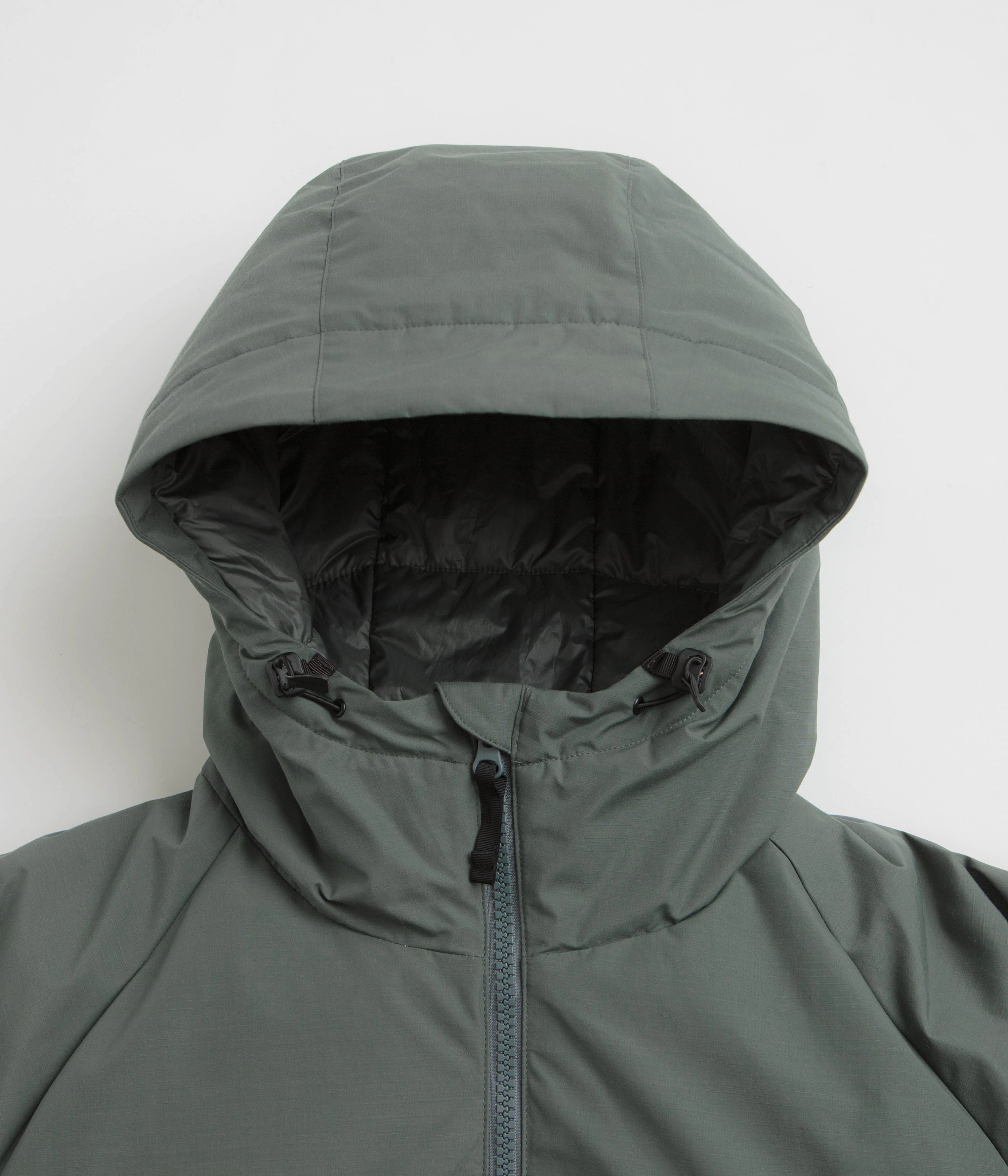 Sealed Seam Construction Strong Stitches Snow Peak FR 2L Down Jacket - Foliage
