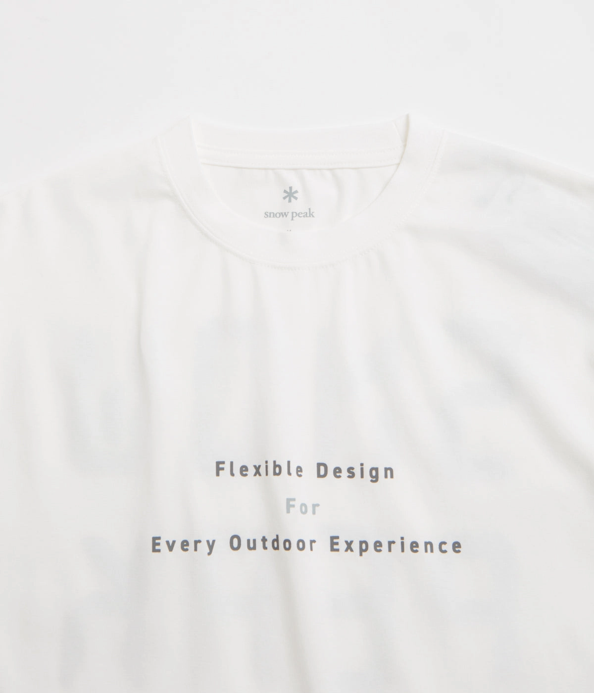 Timeless Fit Snow Peak Jikaro Firering Table T-Shirt - Off White