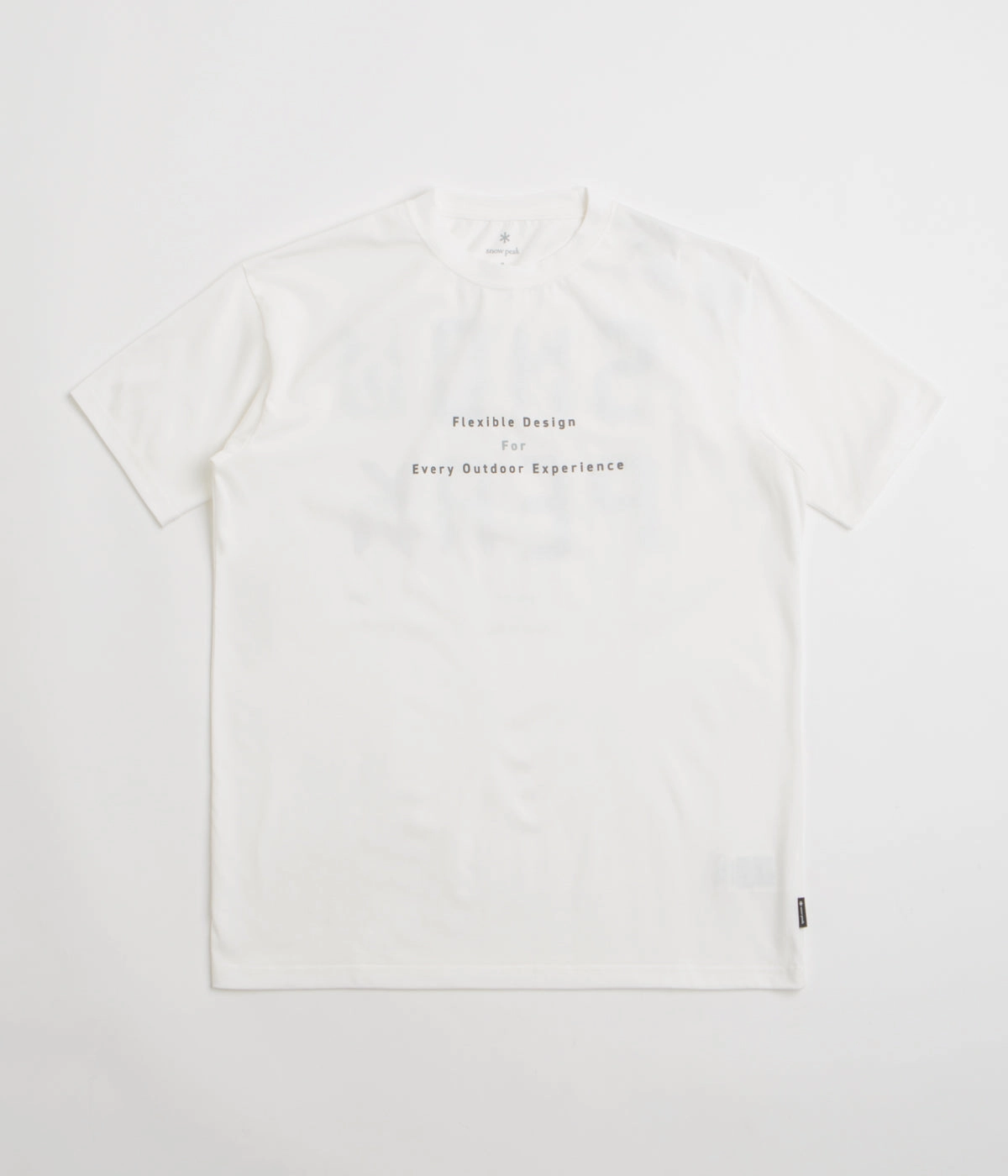 Snow Peak Jikaro Firering Table T-Shirt - Off White MultipurposeUse