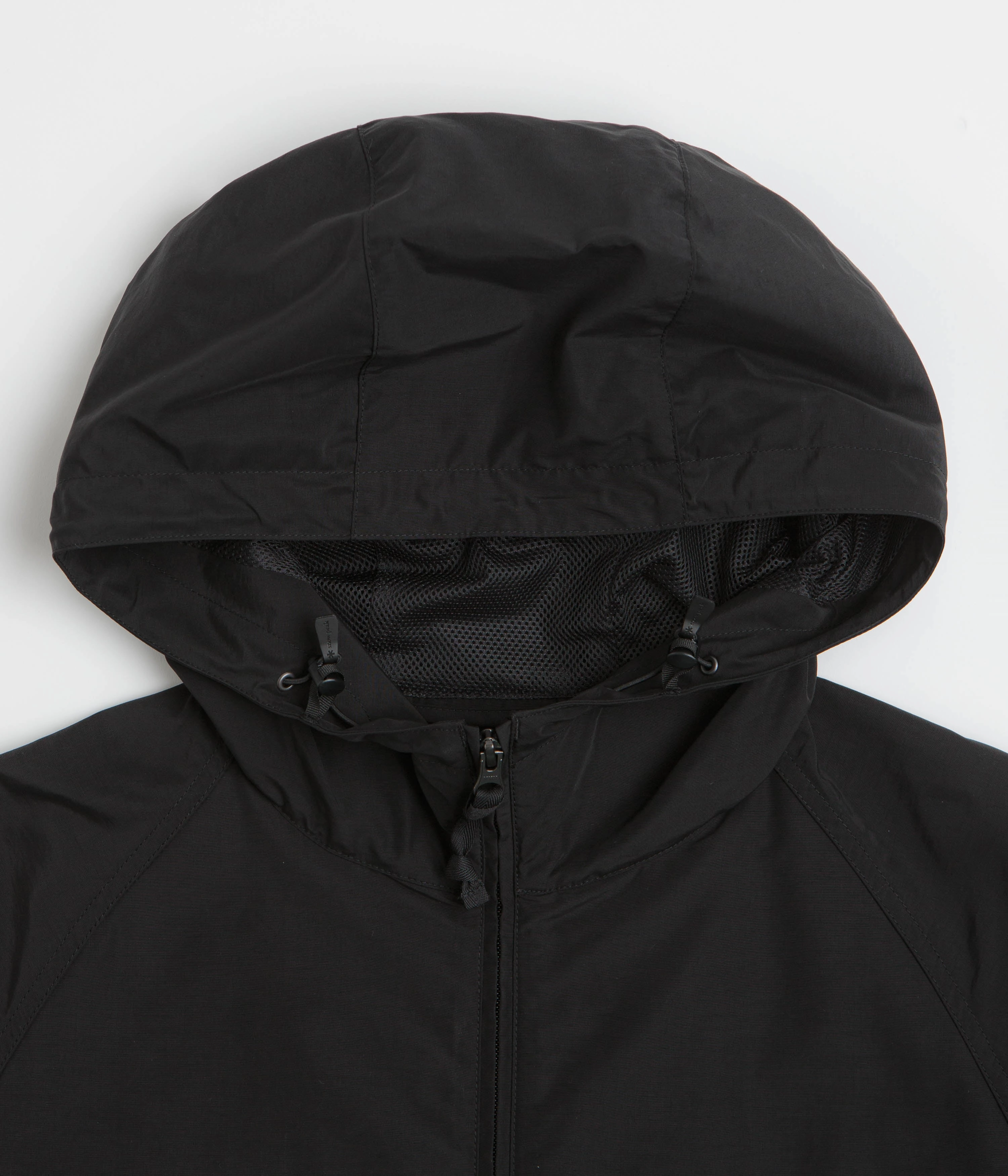Snow Peak Light Mountain Cloth Zip Up Parka - Black Contemporary Fit