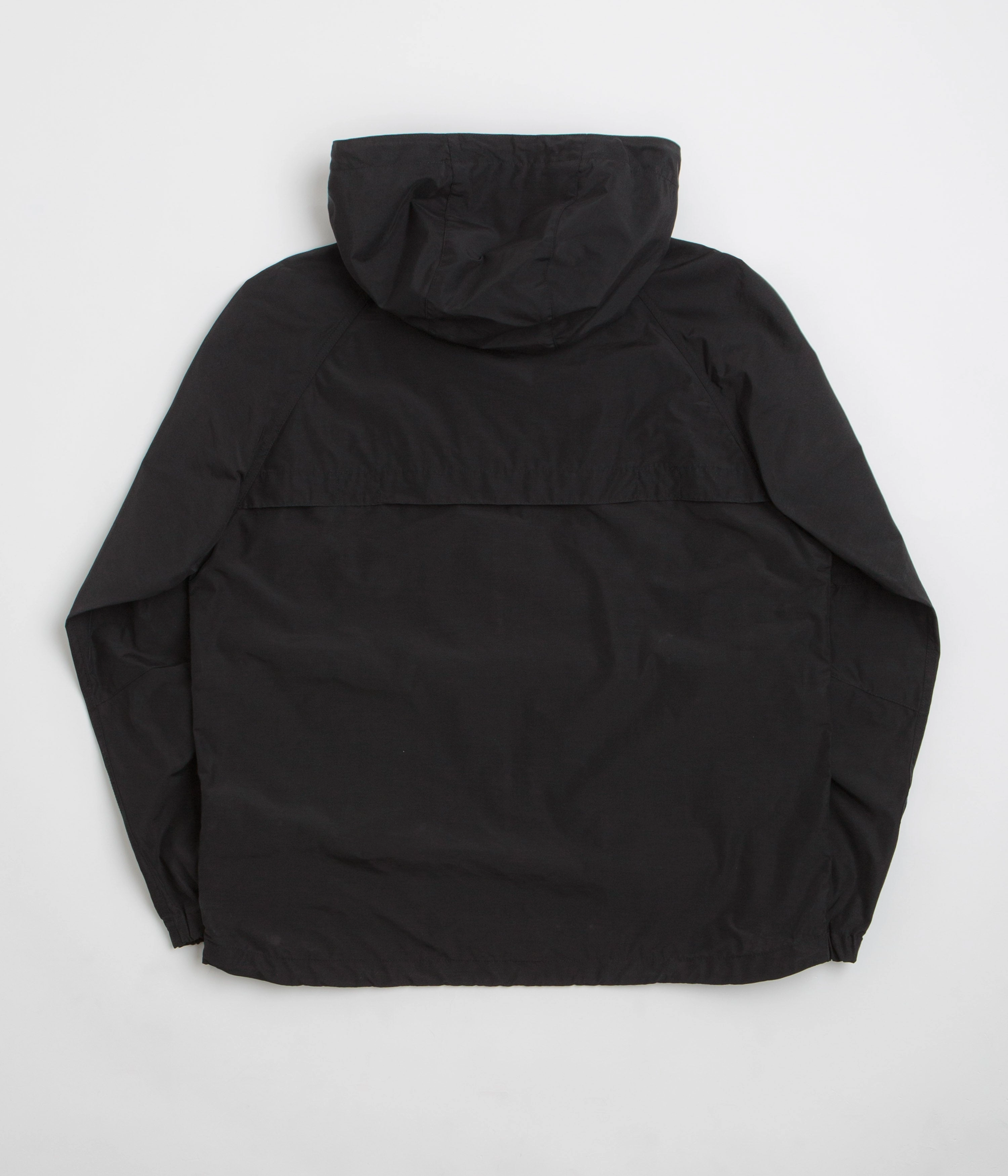 Non Restrictive Movement Snow Peak Light Mountain Cloth Zip Up Parka - Black