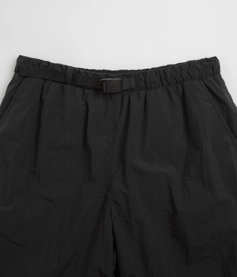 meditation wear Sustainable Manufacturing Snow Peak Nylon Tussah 2Way Shorts - Black