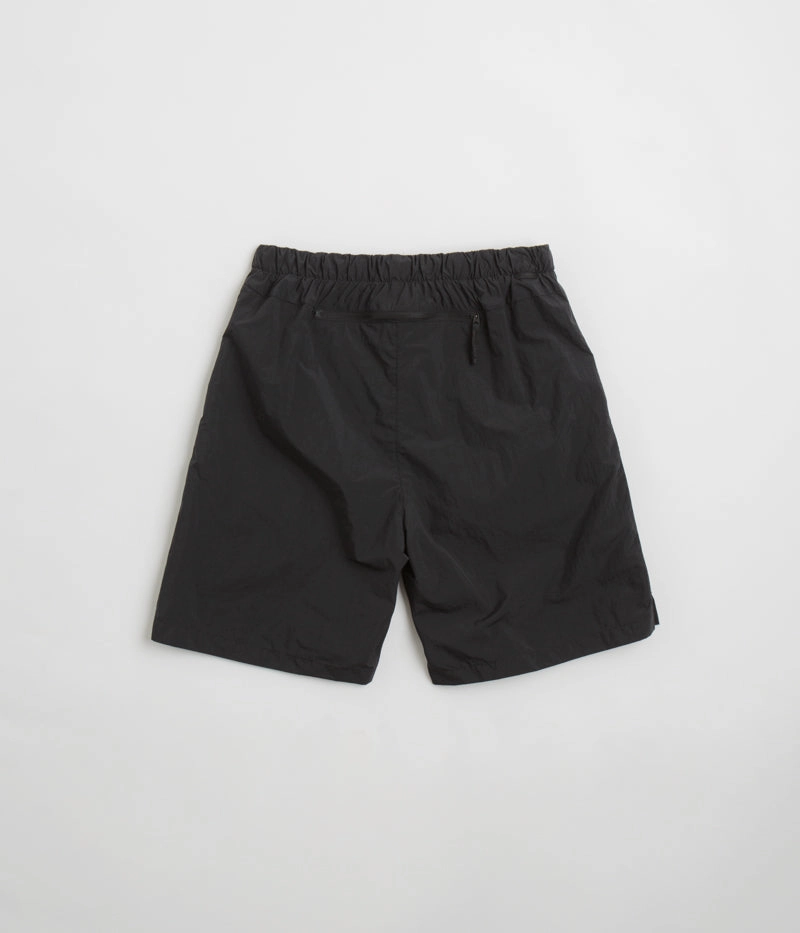 Wrinkle Resistant Finish Hiking shorts Snow Peak Nylon Tussah 2Way Shorts - Black