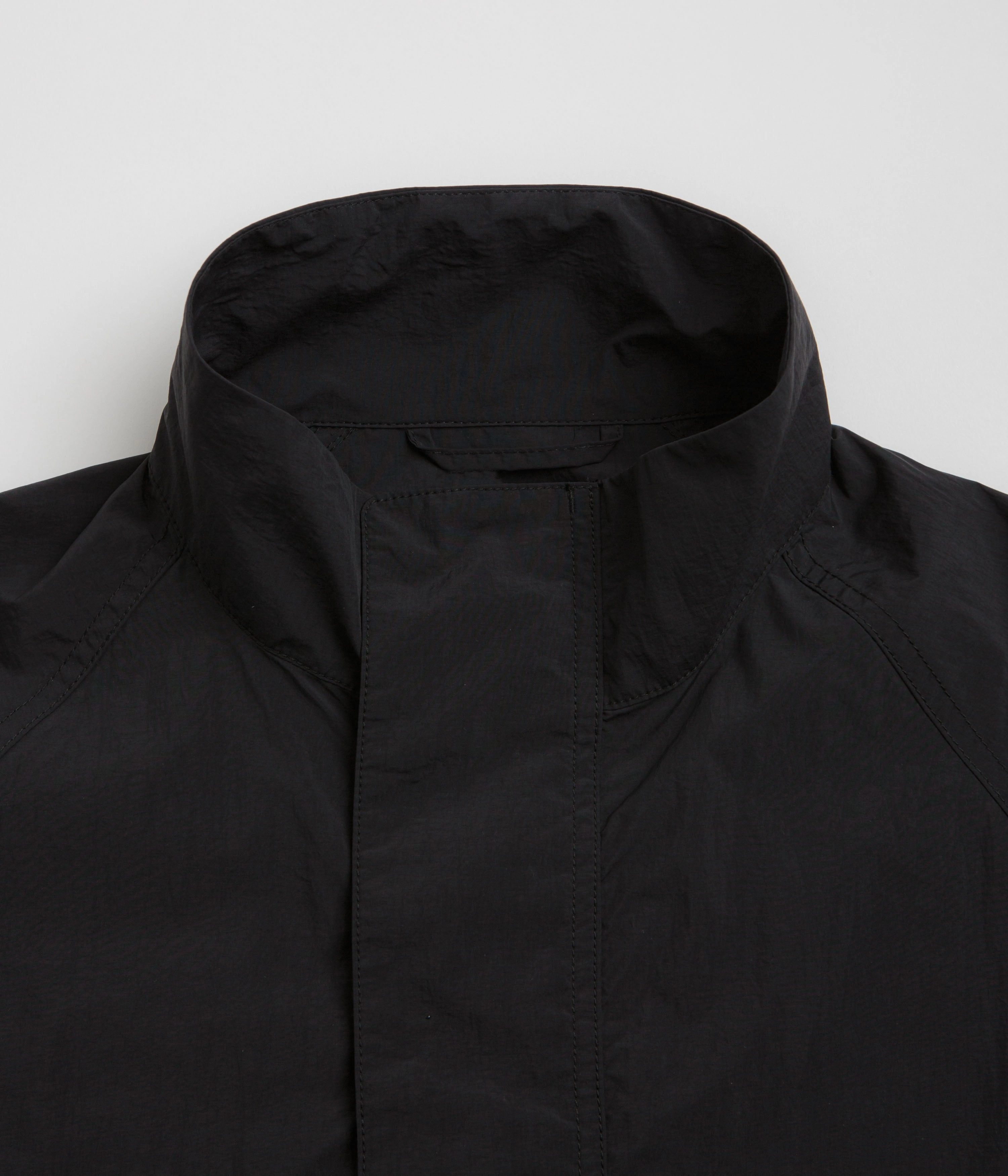 AntiStaticLayer Snow Peak Nylon Tussah Anorak - Black