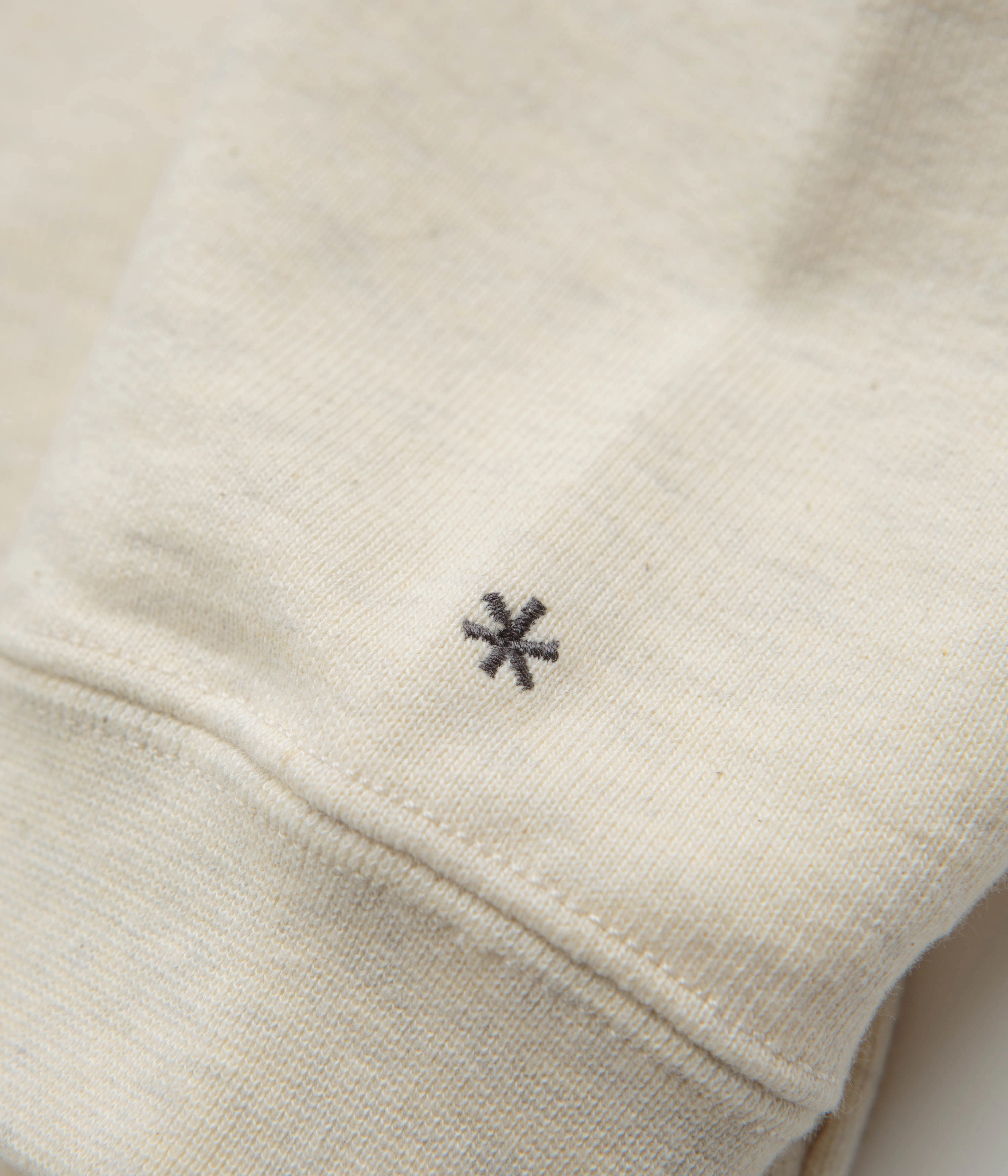 Snow Peak Recycled Cotton Crewneck Sweatshirt - Oatmeal Knit Style