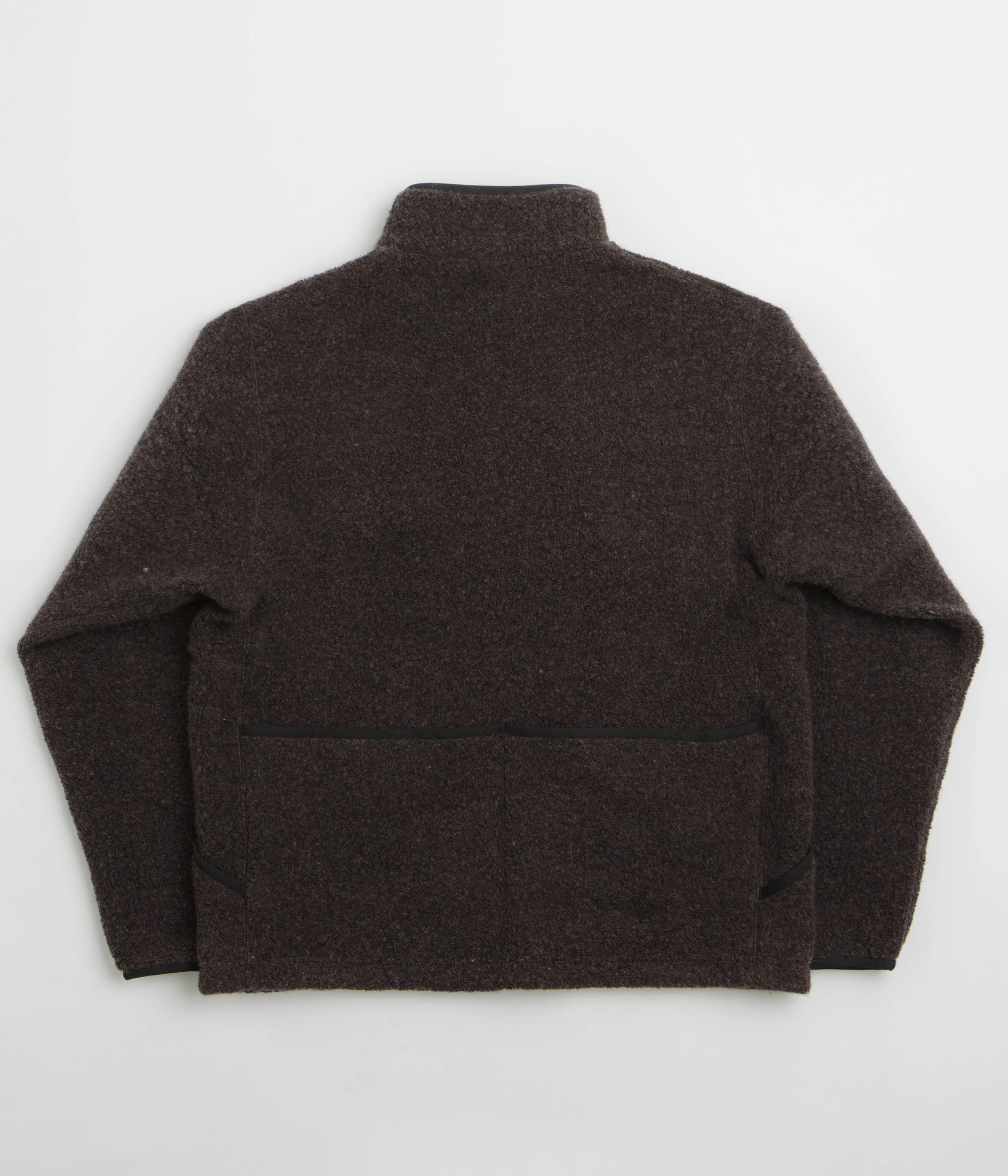 Snow Peak Recycled Wool Boa Sweatshirt - Dark Brown Layering pieces Soft Touch