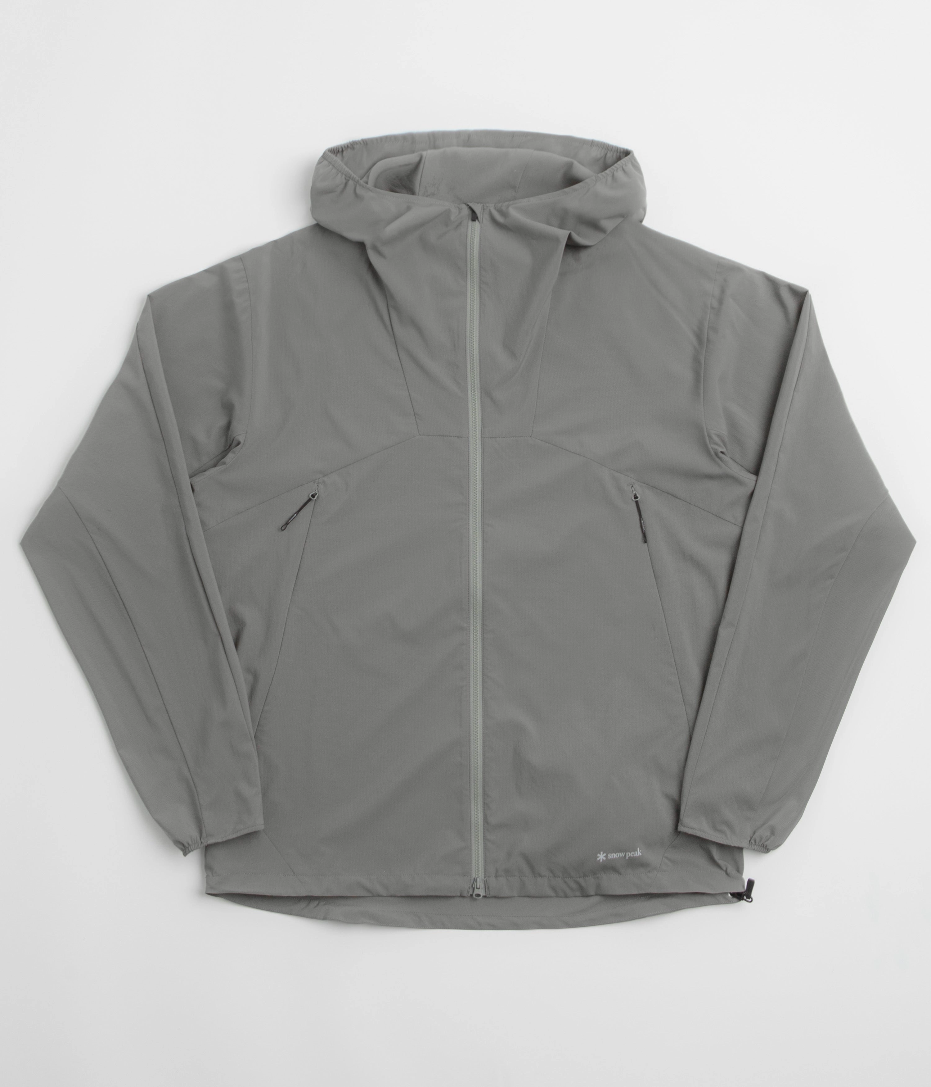 Snow Peak Shadow Ripstop Jacket - Light Olive Practical Everyday Fit Neutral Style