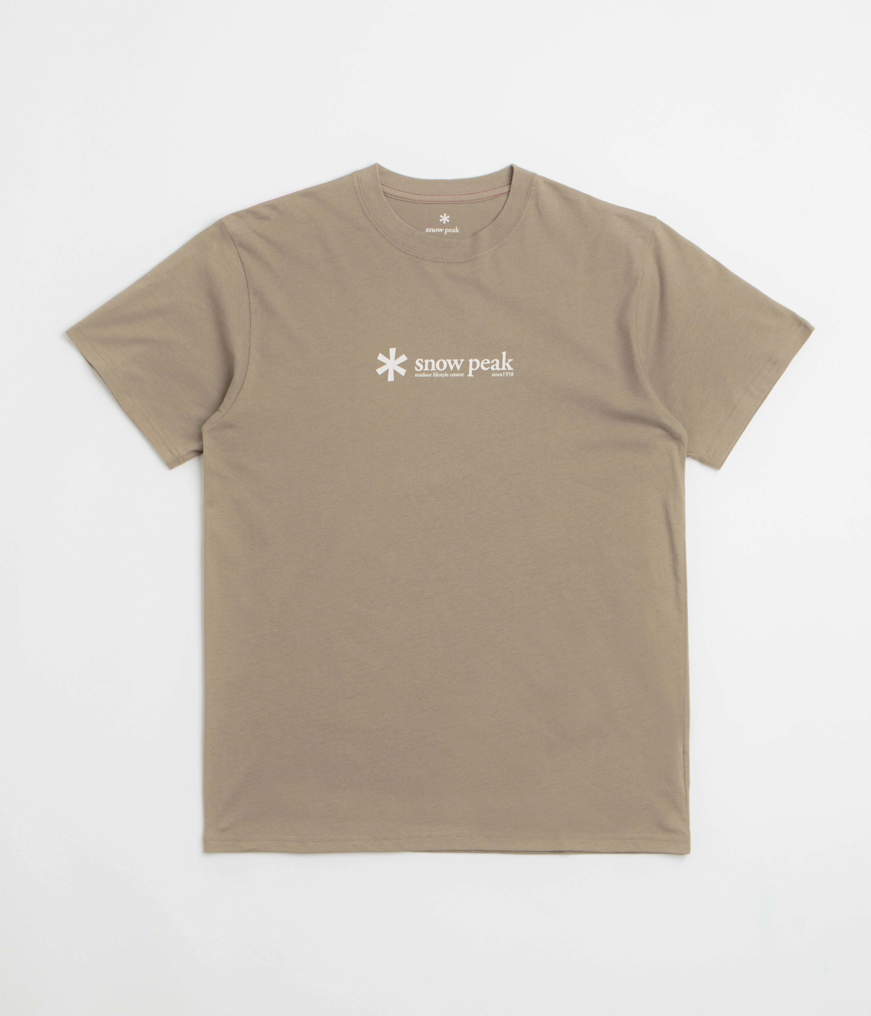 Basic Wear Snow Peak Soft Cotton Logo T-Shirt - Pro