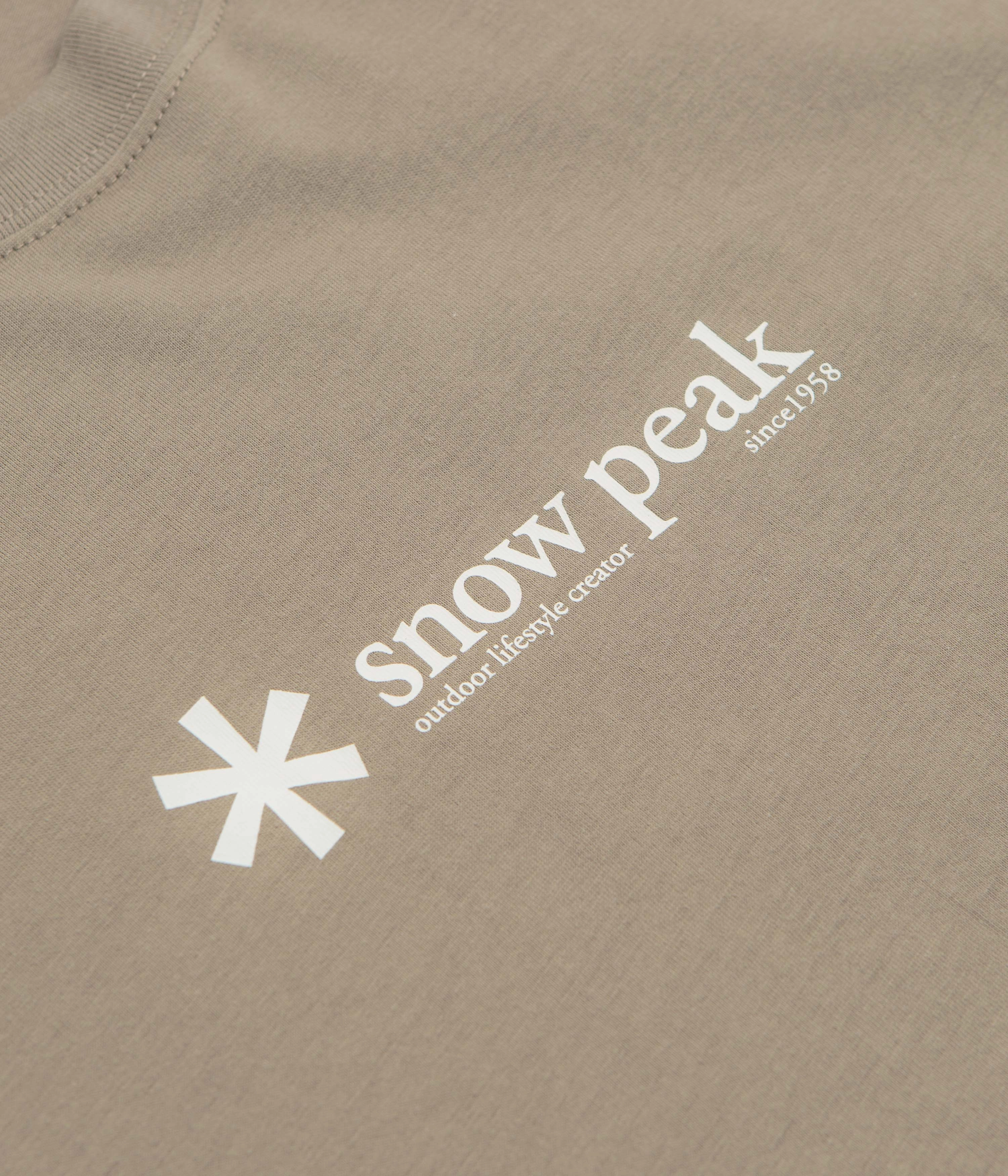 Snow Peak Soft Cotton Logo T-Shirt - Pro Lightweight Wear