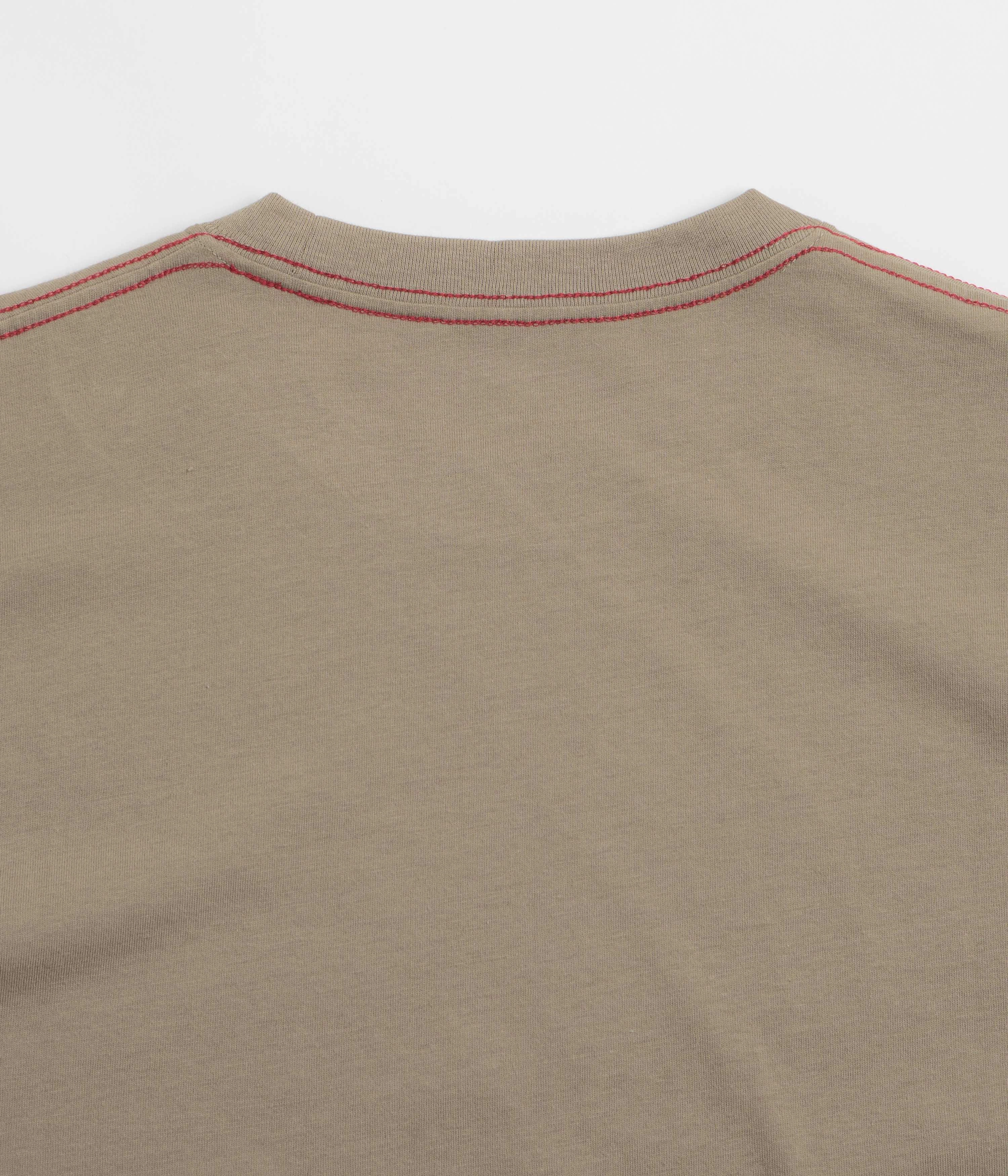 Snow Peak Soft Cotton Logo T-Shirt - Pro Plus size clothing Raw Hem Finish