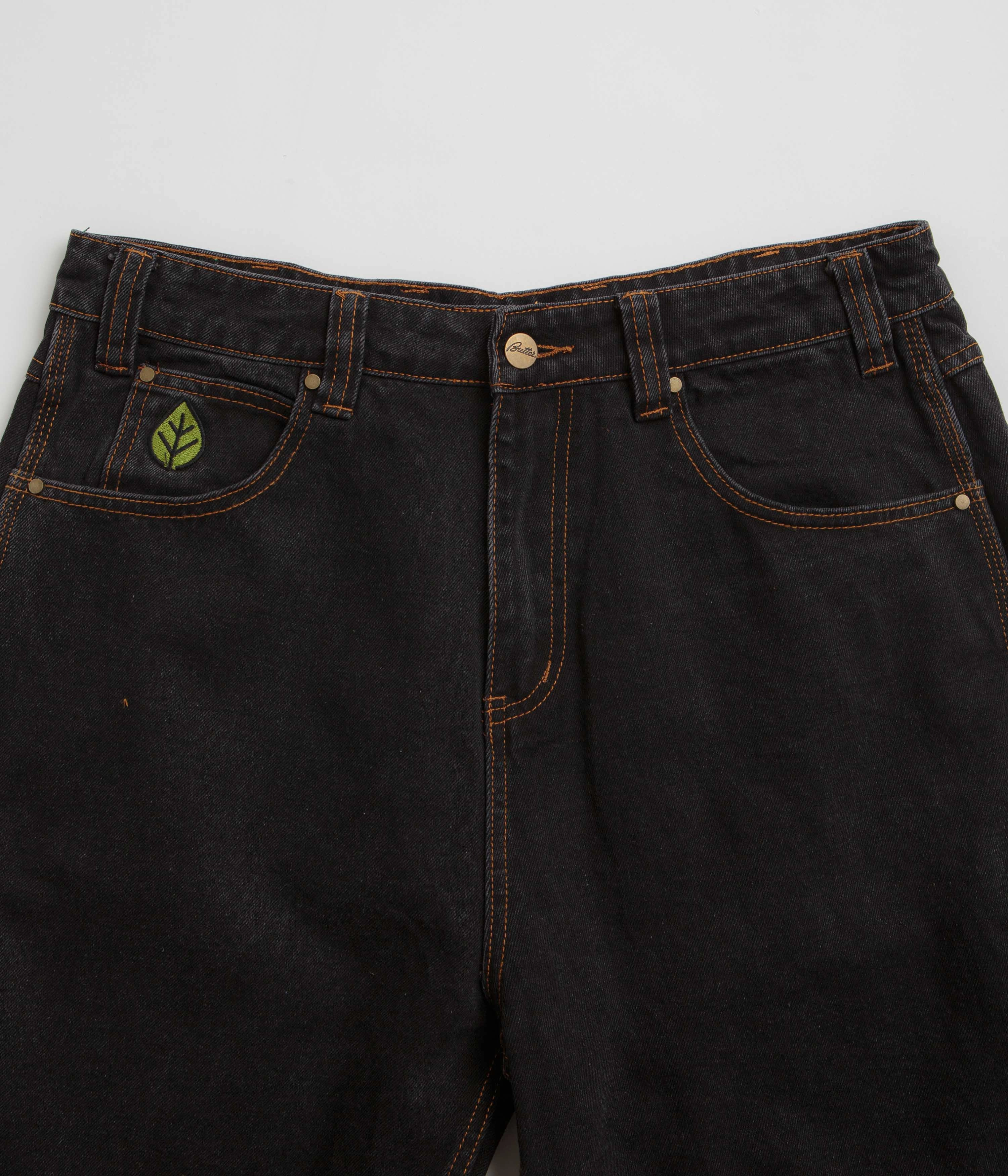Breathable Layer cyclists Butter Goods Weathergear Denim Shorts - Washed Black