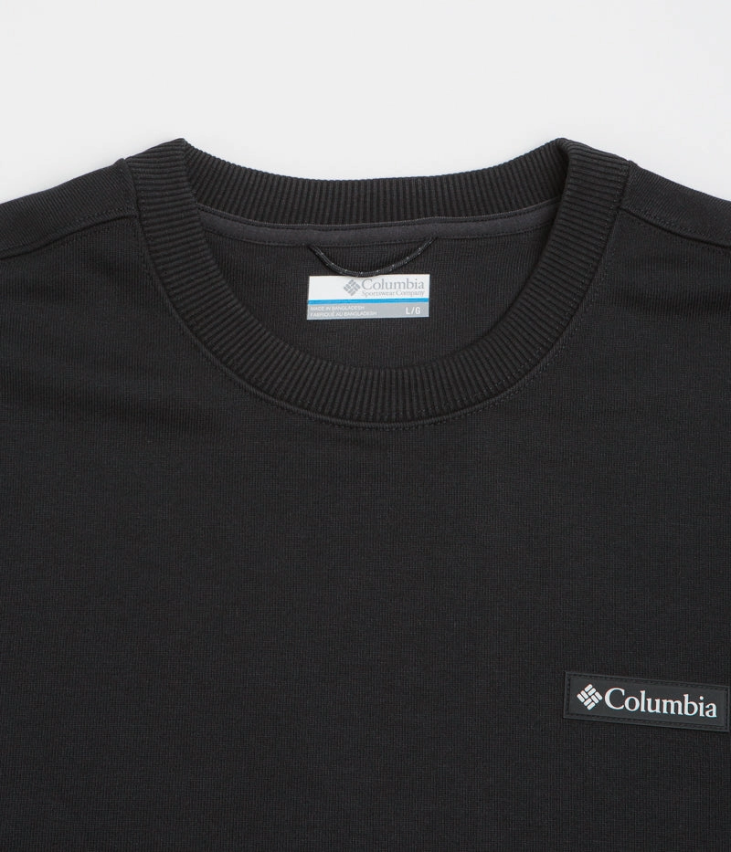 Chilly Wardrobe Knit Comfort Wear Columbia Marble Canyon Crewneck Sweatshirt - Black
