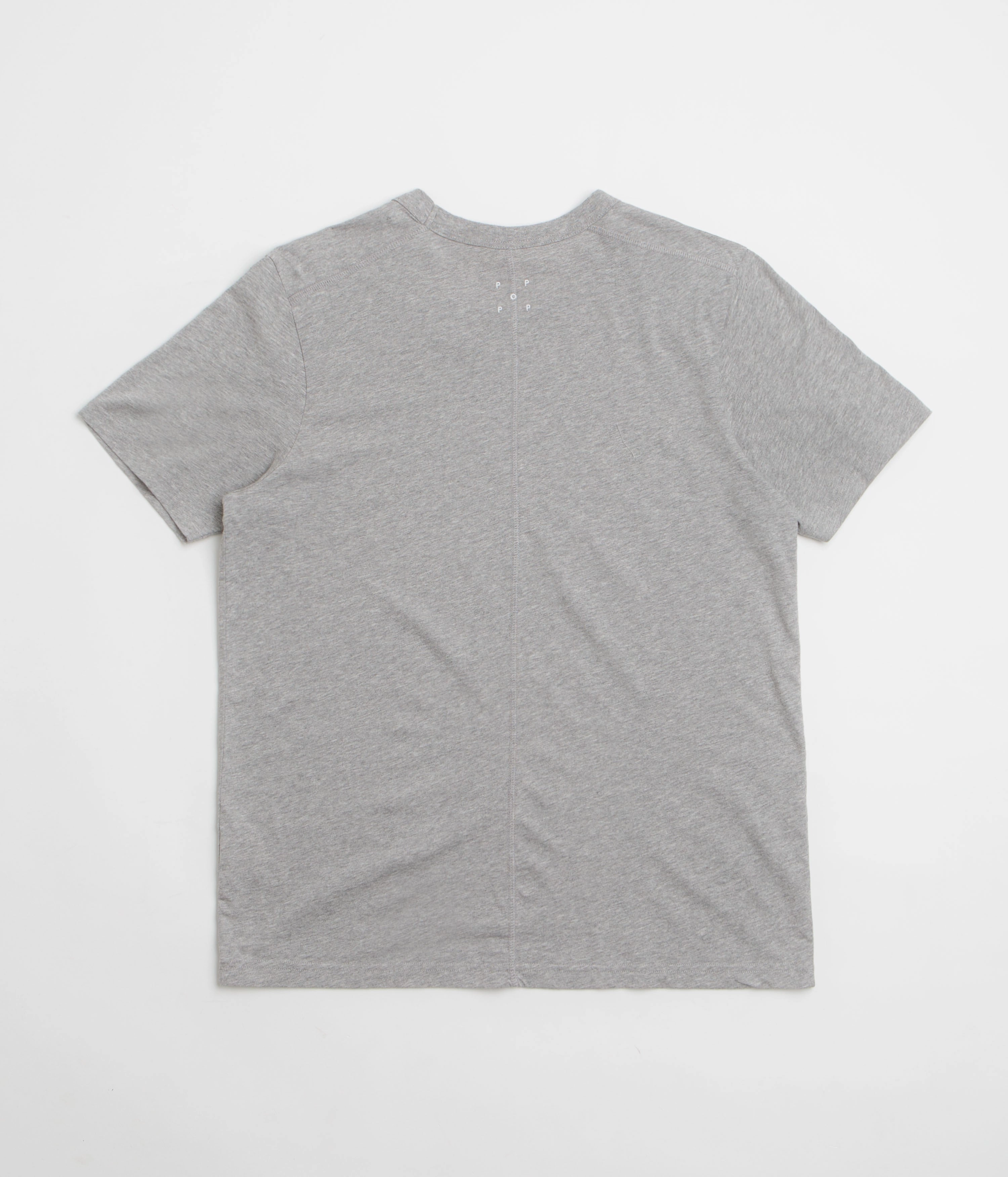 Pop Trading Company Short Sleeve Undershirt (3 Pack) - White / Black / Grey Sporty Comfort Wear proper length