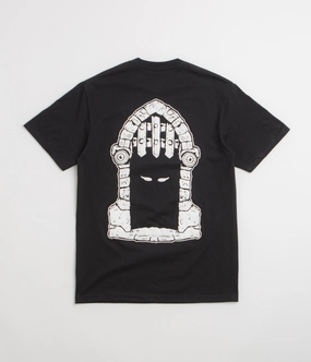 Dungeon Portcullis T-Shirt - Black / White Comfort and Breathable