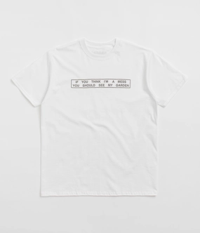 Garden Mess T-Shirt - White Trendy Fashion AntiStaticLining