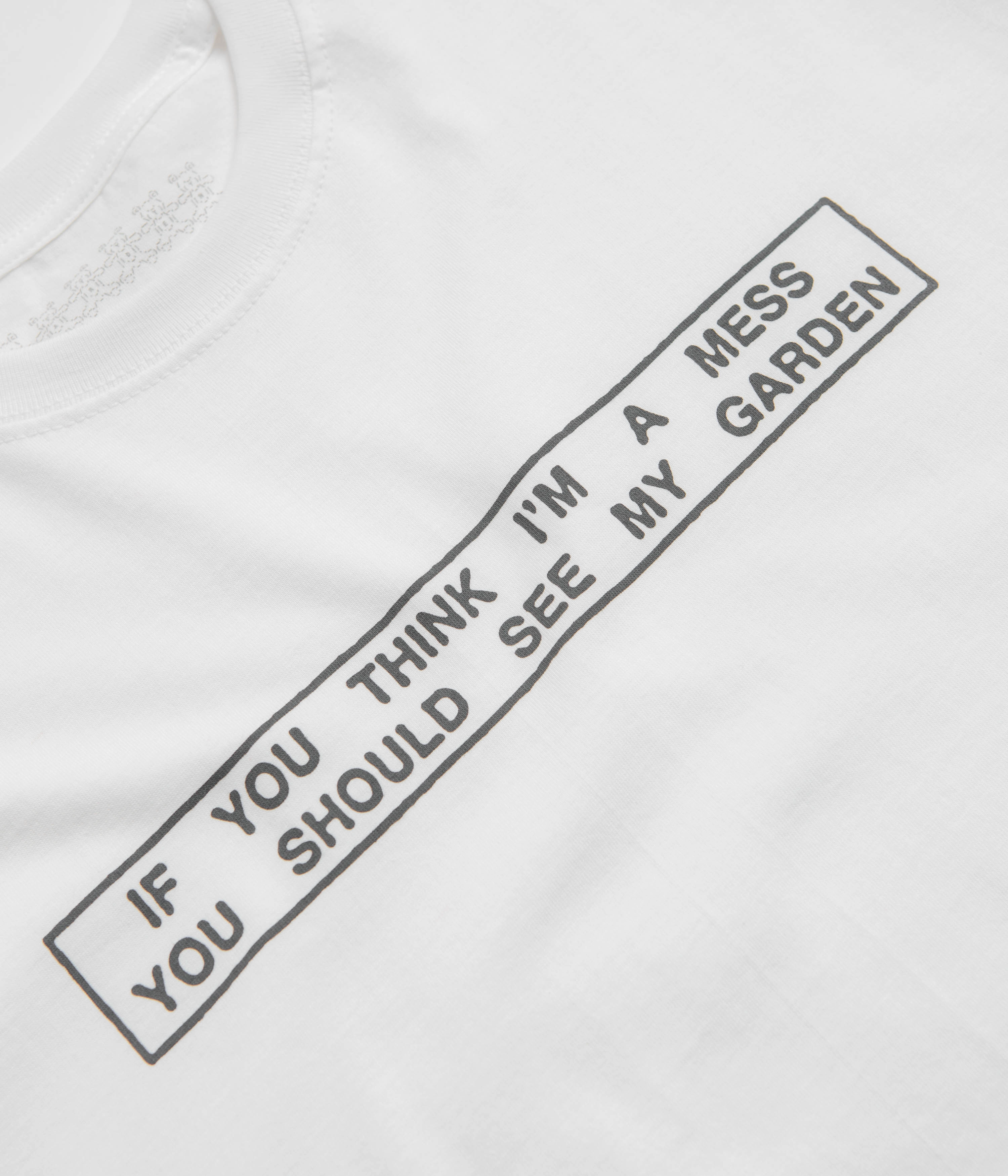 Good stretch Garden Mess T-Shirt - White