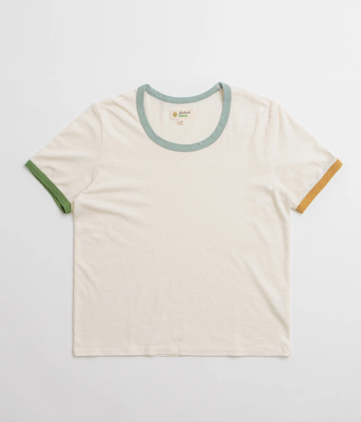 Basic Layering Simple and Cozy Mollusk Womens Ringer T-Shirt - Super Natural