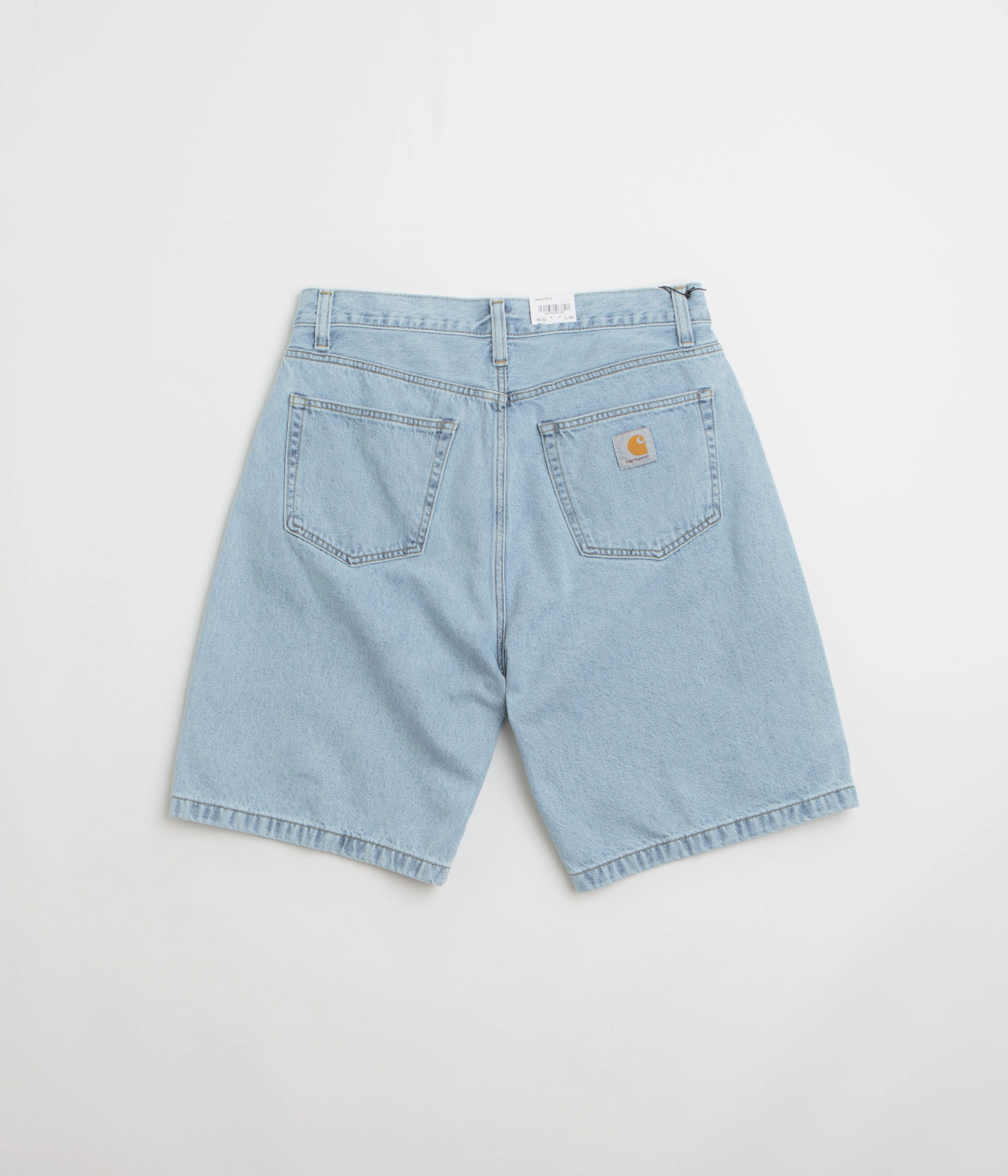 Active Wear Fit Carhartt Landon Shorts - Blue Bleached