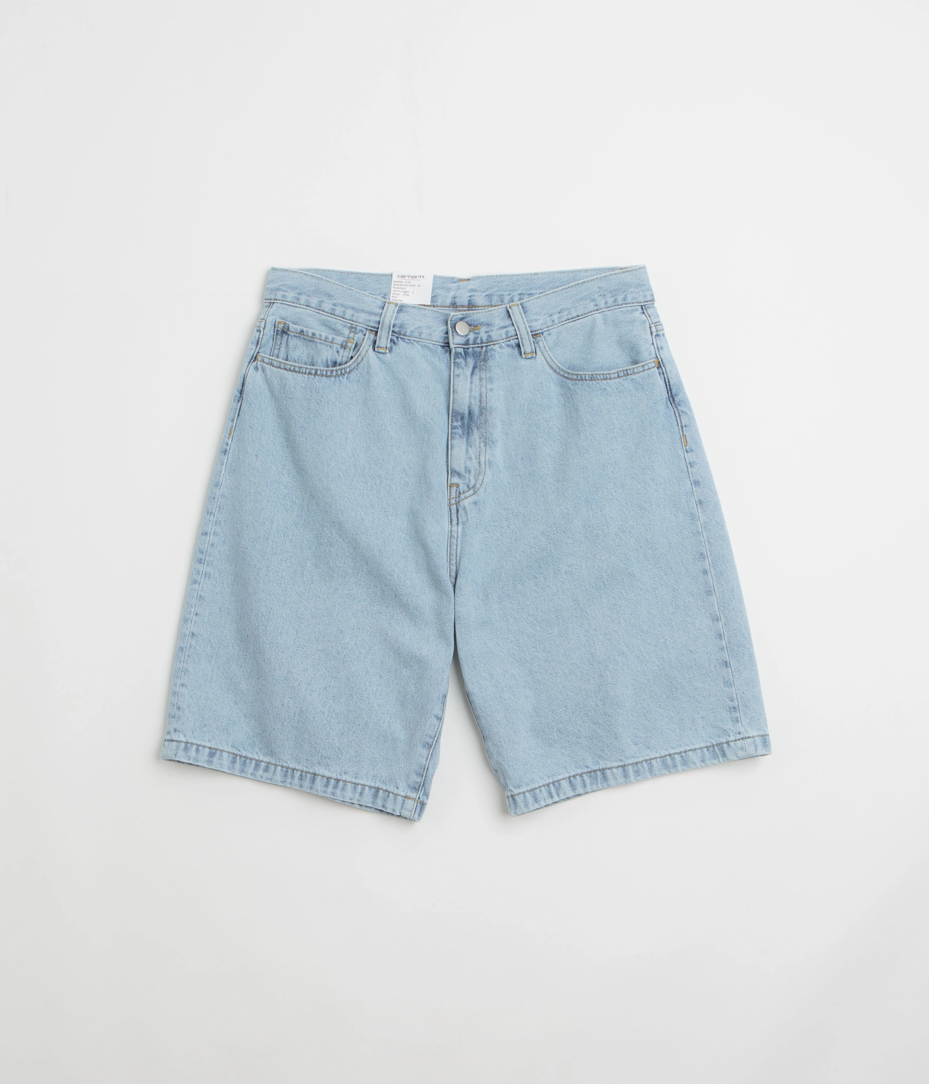 Carhartt Landon Shorts - Blue Bleached Sweat Resistant Fabric