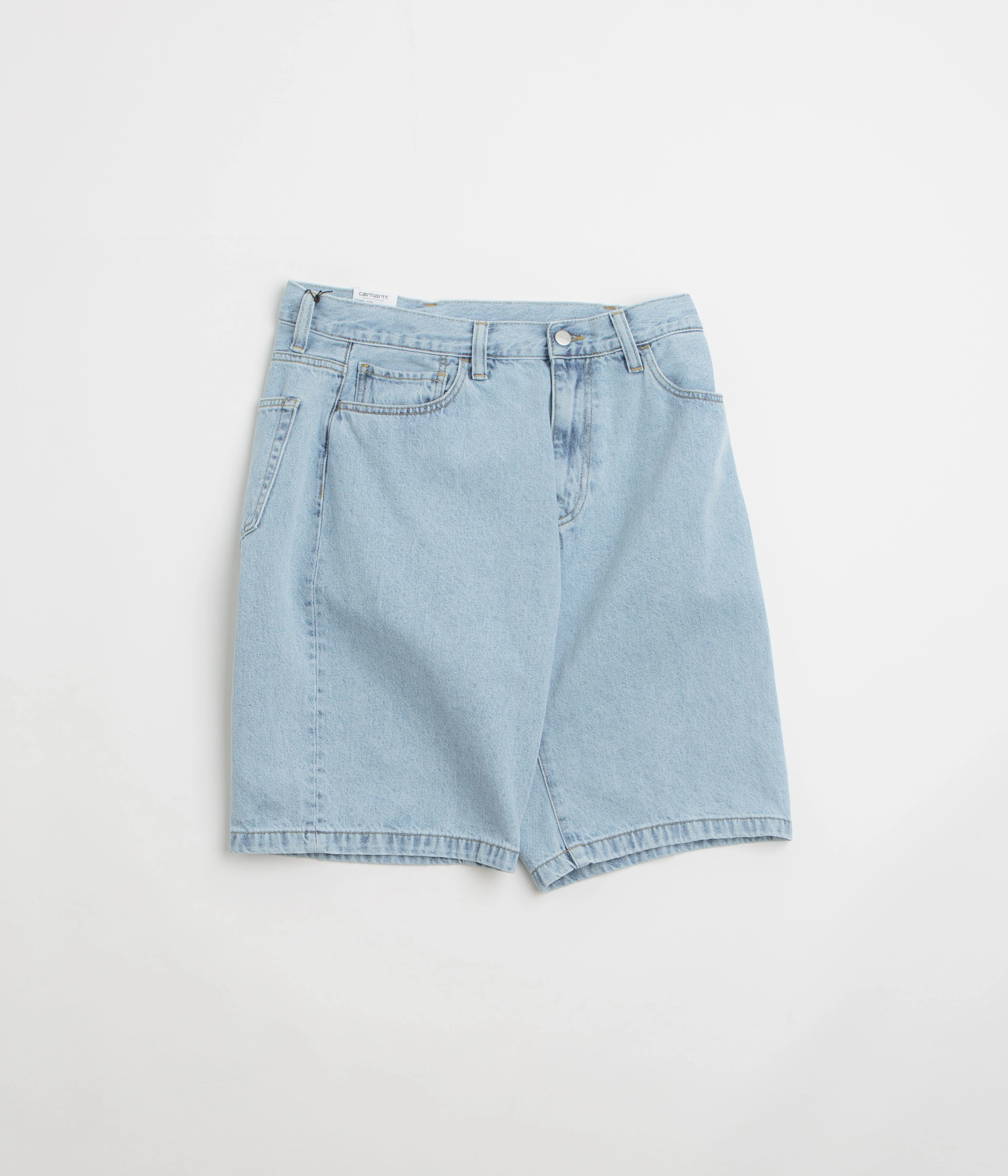Carhartt Landon Shorts - Blue Bleached Easy Stretch Fit