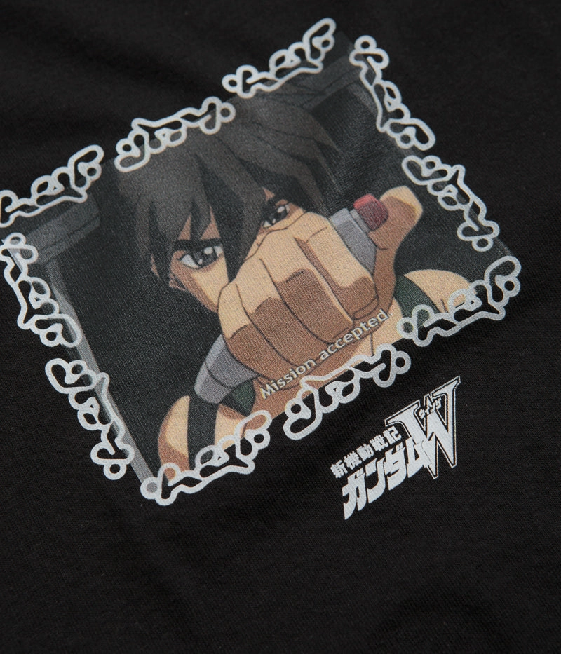 HUF Heero T-Shirt - Black Side Vent Design Wrinkle-Free