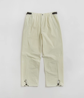 ErgonomicStitching Polished Look Purple Mountain Observatory Blocked Hiking Pants - Bone