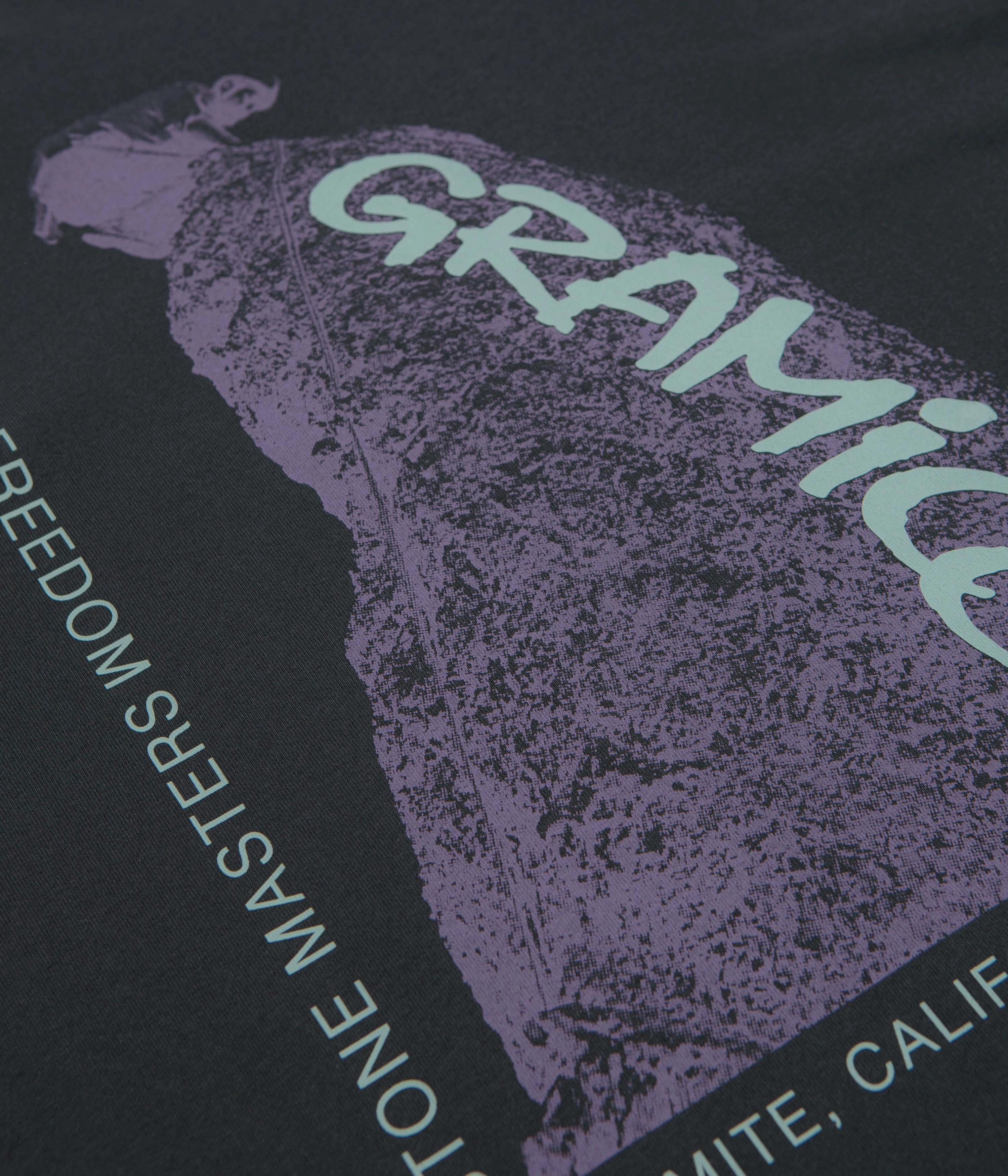 Gramicci Stonemasters Graphic T-Shirt - Vintage Black School Uniform
