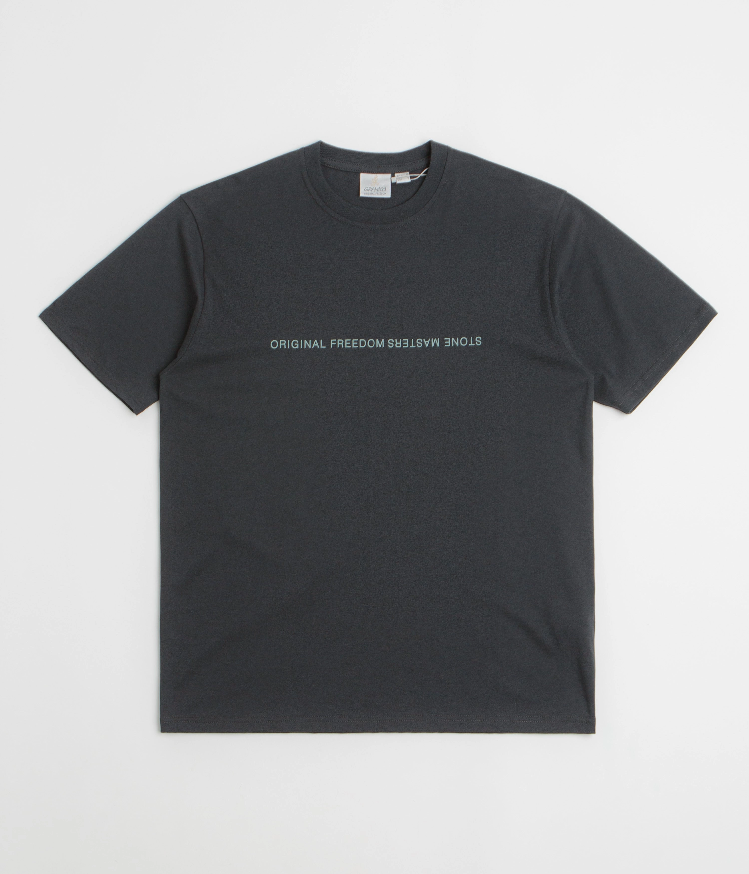 High-Quality Cotton Chic and Soft Gramicci Stonemasters Graphic T-Shirt - Vintage Black