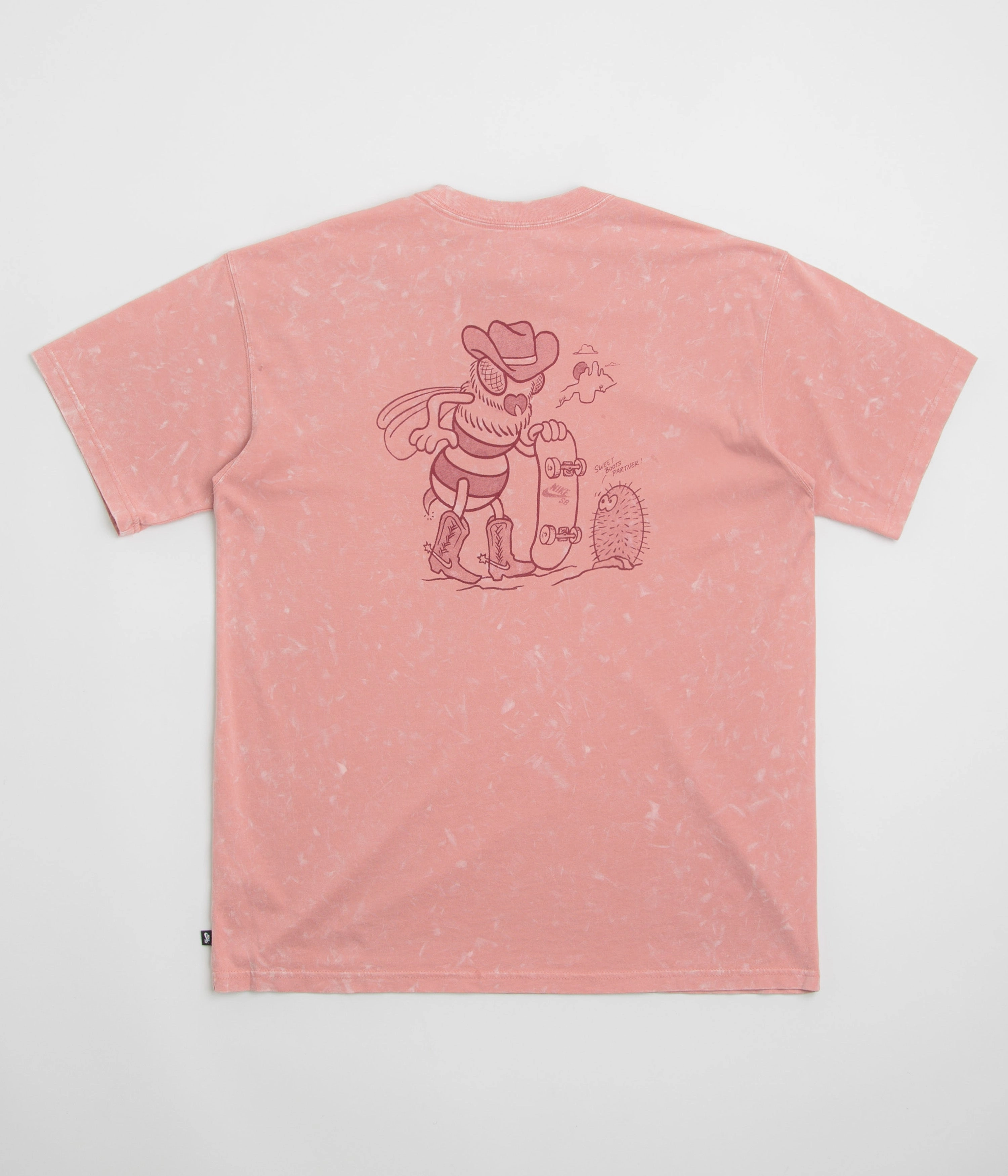 quick-drying Nike SB Western Bee T-Shirt - Red Stardust