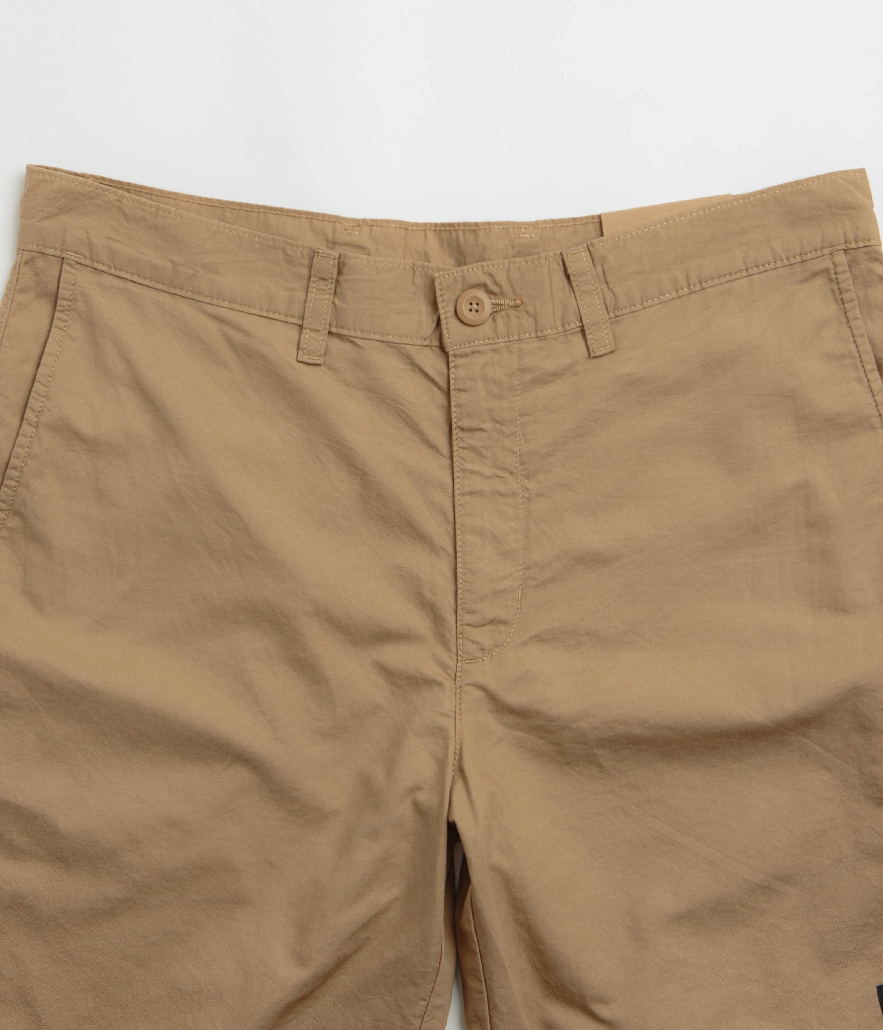 Travel Style Double Layered Hem Patagonia Lightweight All-Wear Hemp 8" Shorts - Mojave Khaki