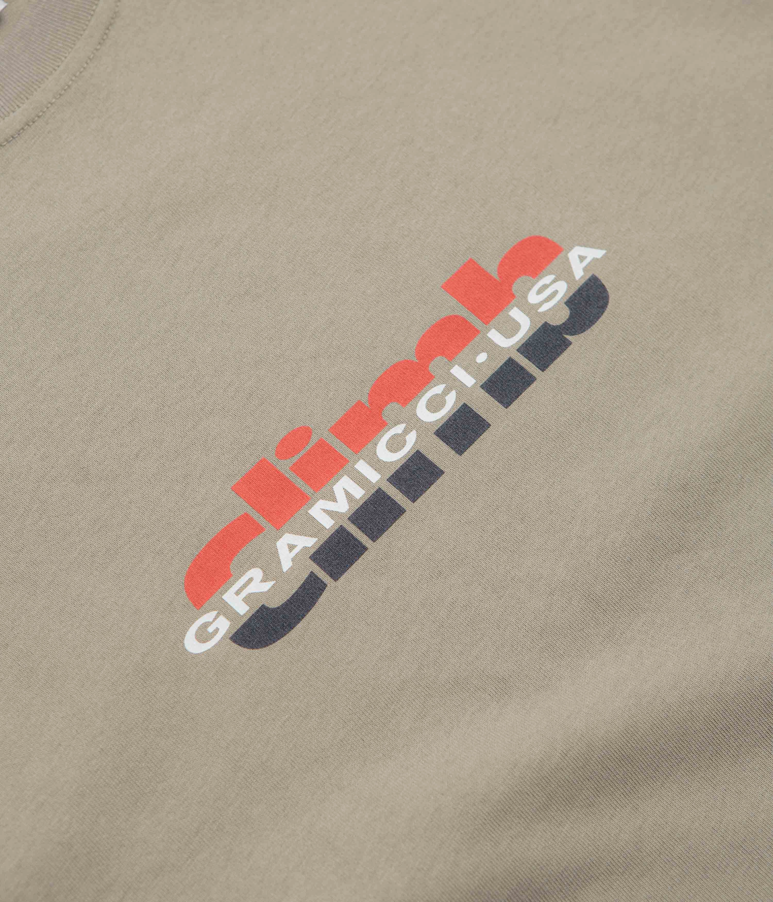 Gramicci Climb T-Shirt - Khaki Premium Material Seam Free Back