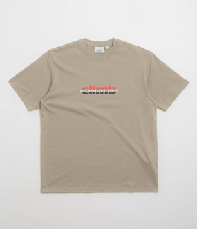 Gramicci Climb T-Shirt - Khaki Multi Panel Design