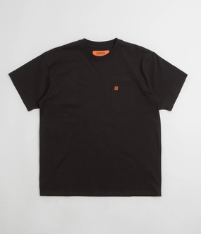 Sporty Style Wear Universal Overall Pocket T-Shirt - Black