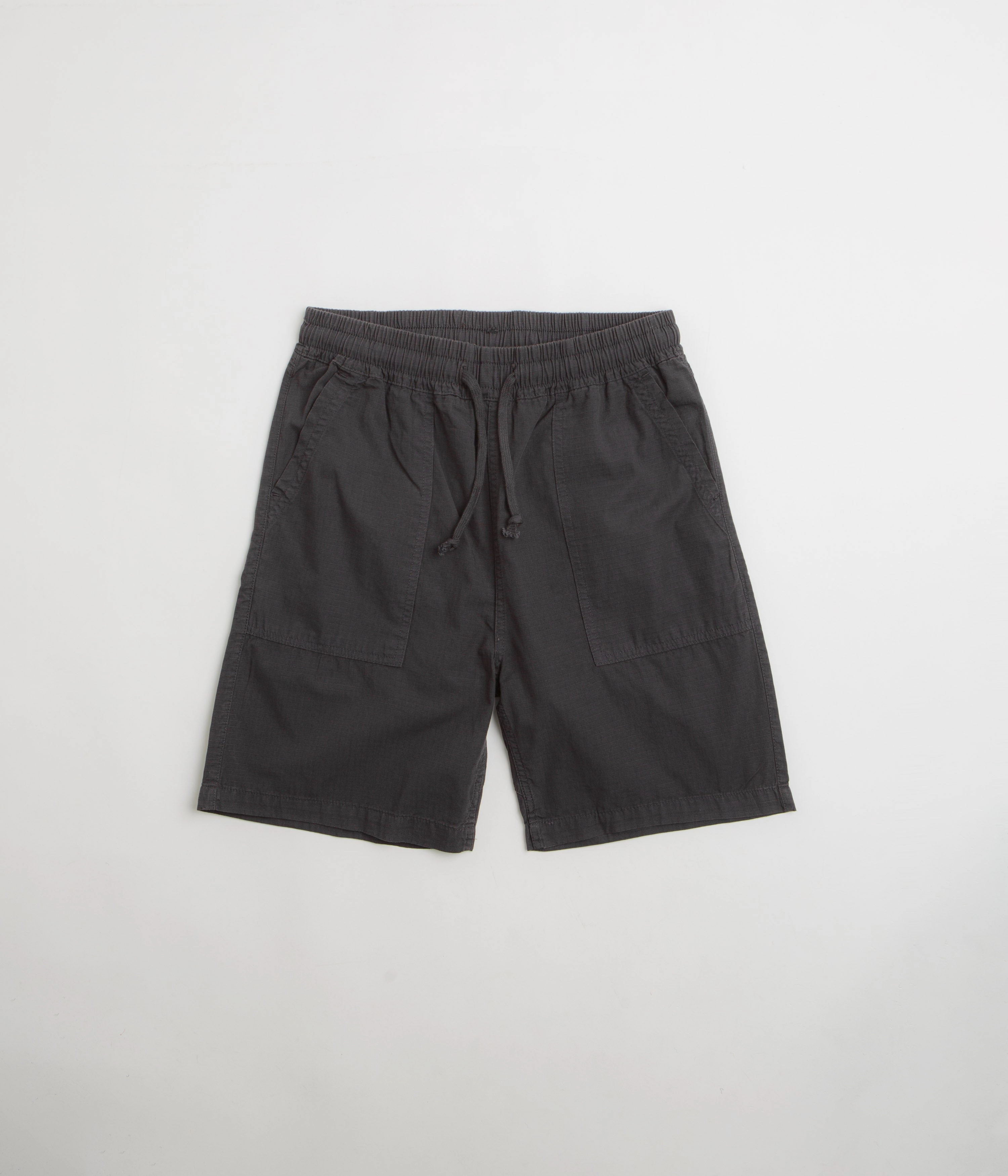 Service Works Ripstop Chef Shorts - Washed Black Sporty Style Breathable Waist