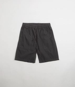 Service Works Ripstop Chef Shorts - Washed Black Sporty Style Breathable Waist