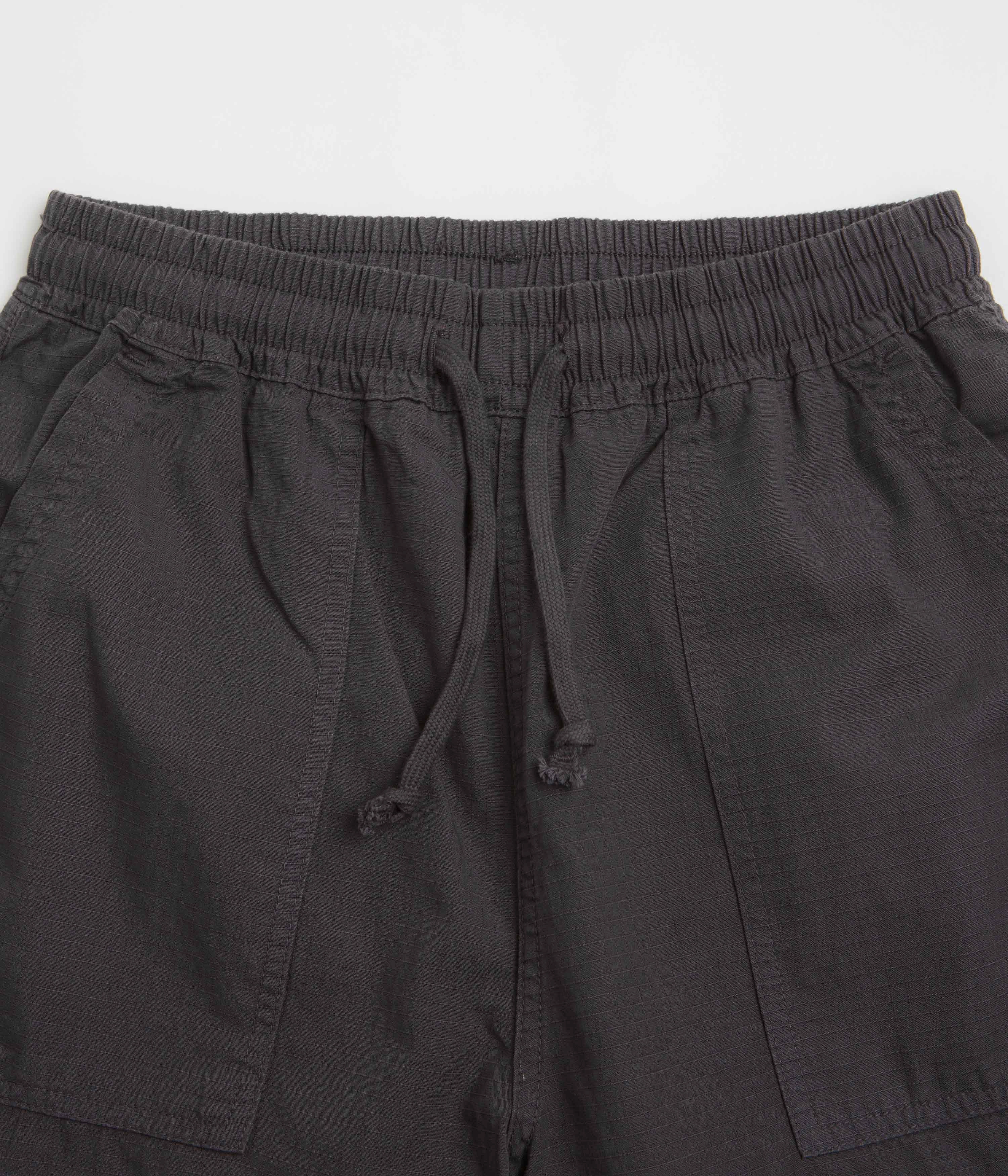 Service Works Ripstop Chef Shorts - Washed Black Durable Weave